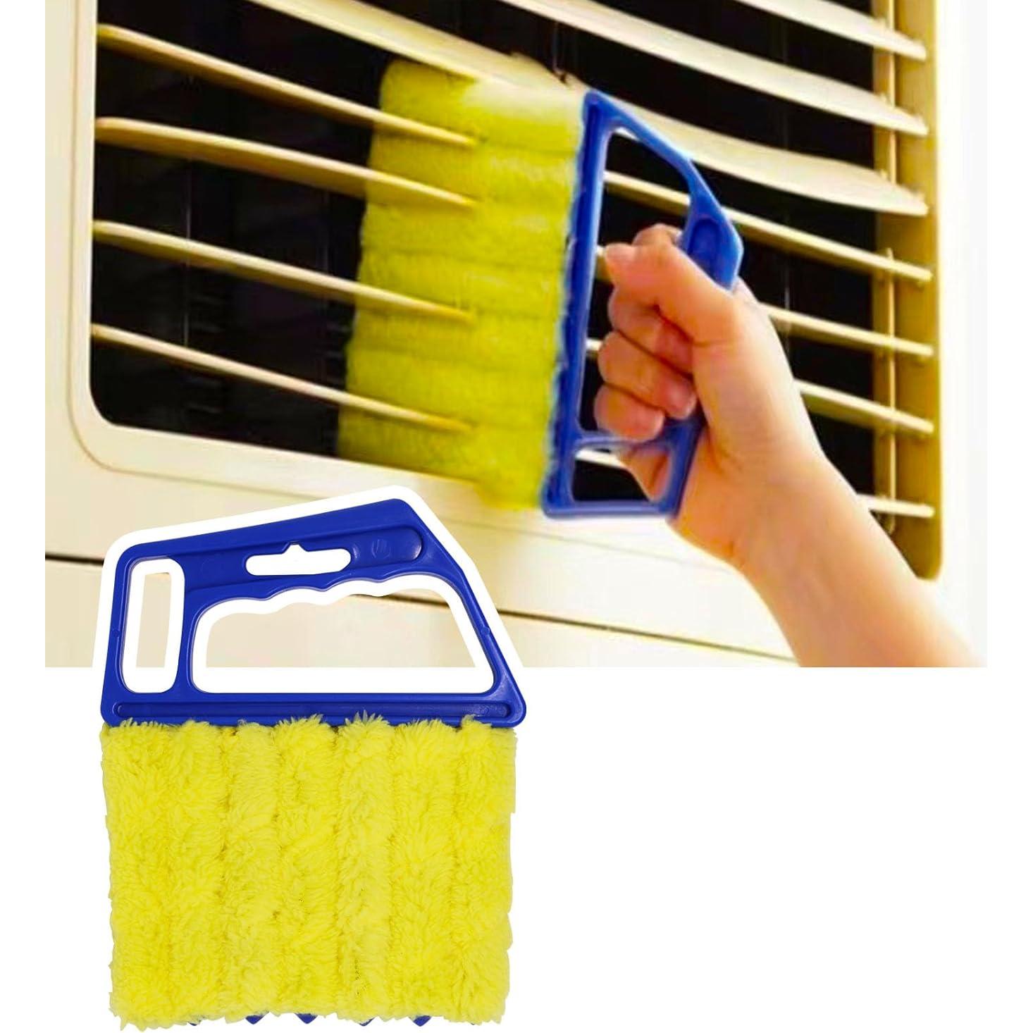 Limpiador de Persianas BUXIMN 4 Piezas 7 Dedos Azul Verde