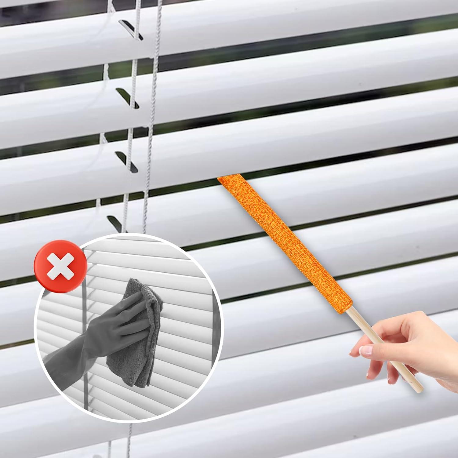 12 Pcs Duster Microfibra Bilkeru para Limpieza de Ranuras