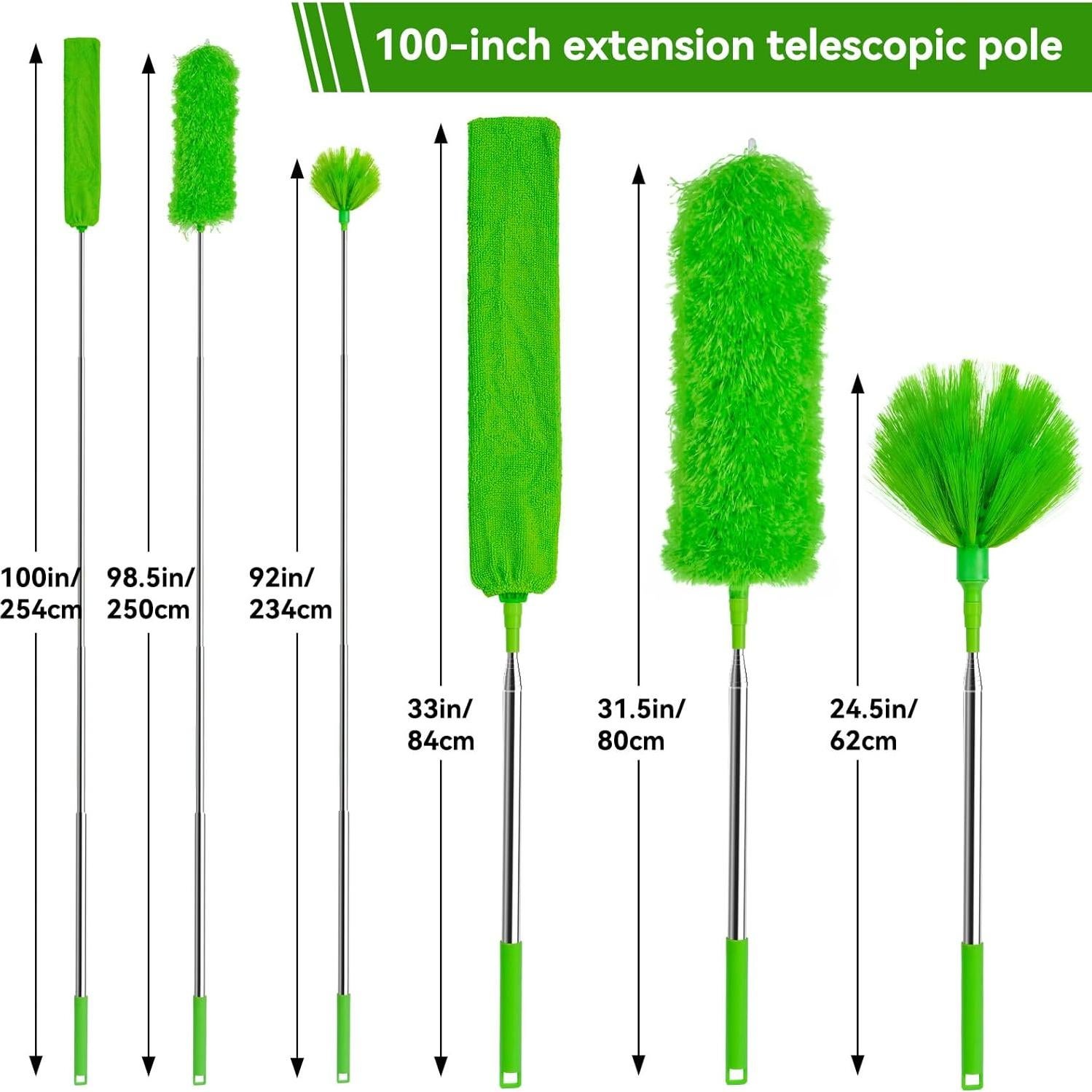 Limpiador de Telarañas Flisvst con Polo Extensible 38-254 cm
