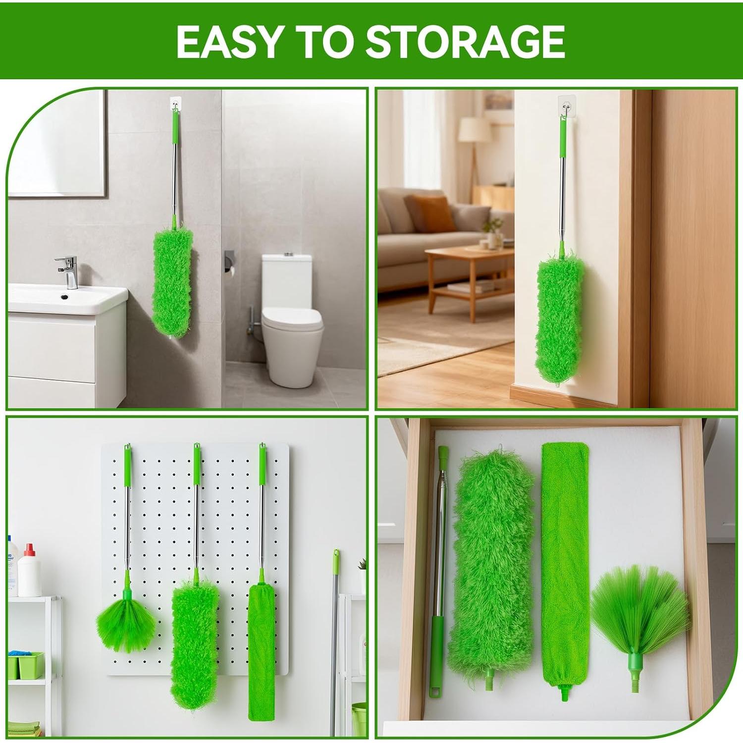 Limpiador de Telarañas Flisvst con Polo Extensible 38-254 cm