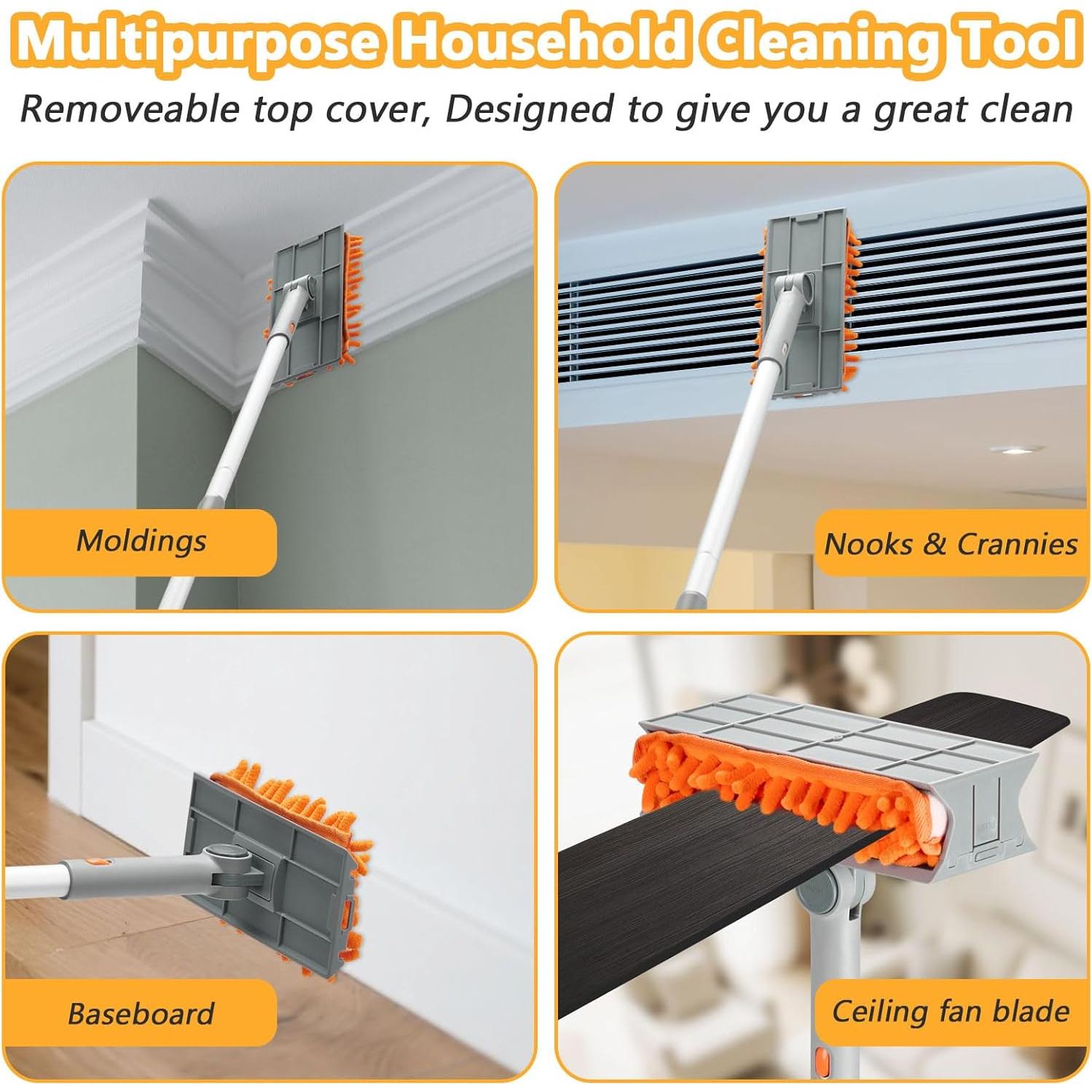 Limpiador de Ventiladores de Techo Farafox, Varilla Extensible 1.83m