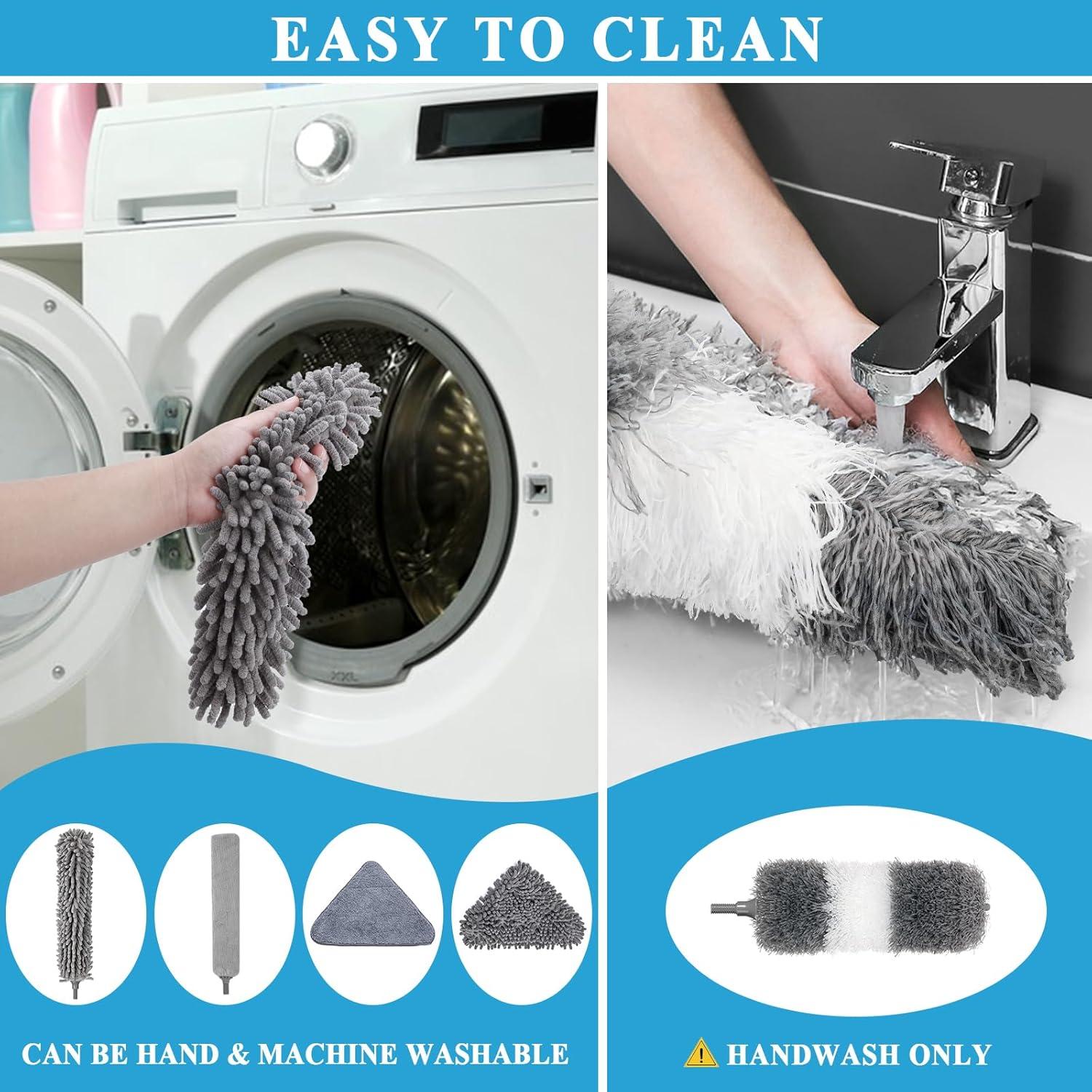 Kit de Limpieza 27pcs HLWDFLZ con Mop y Plumero Telescópico