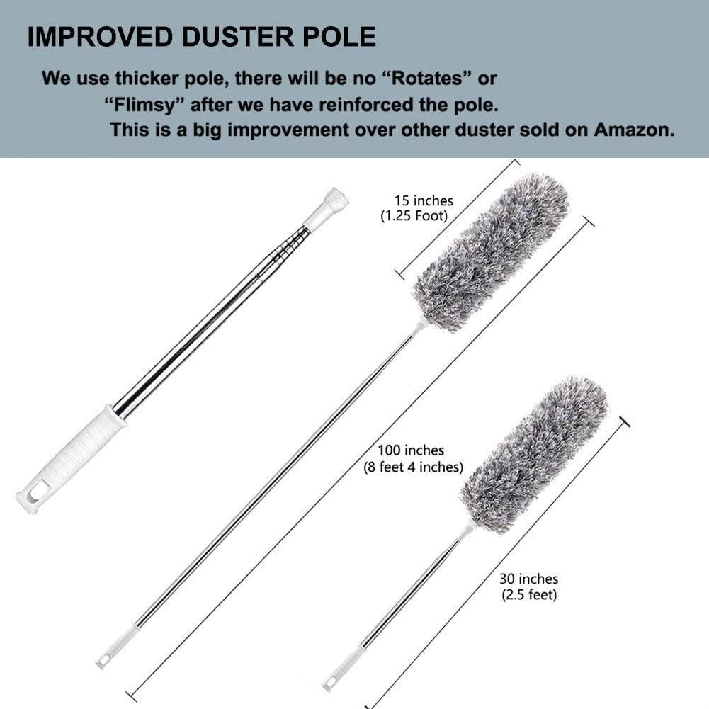 Plumero Extensible de Microfibra HEOATH 76-254 cm Lavable