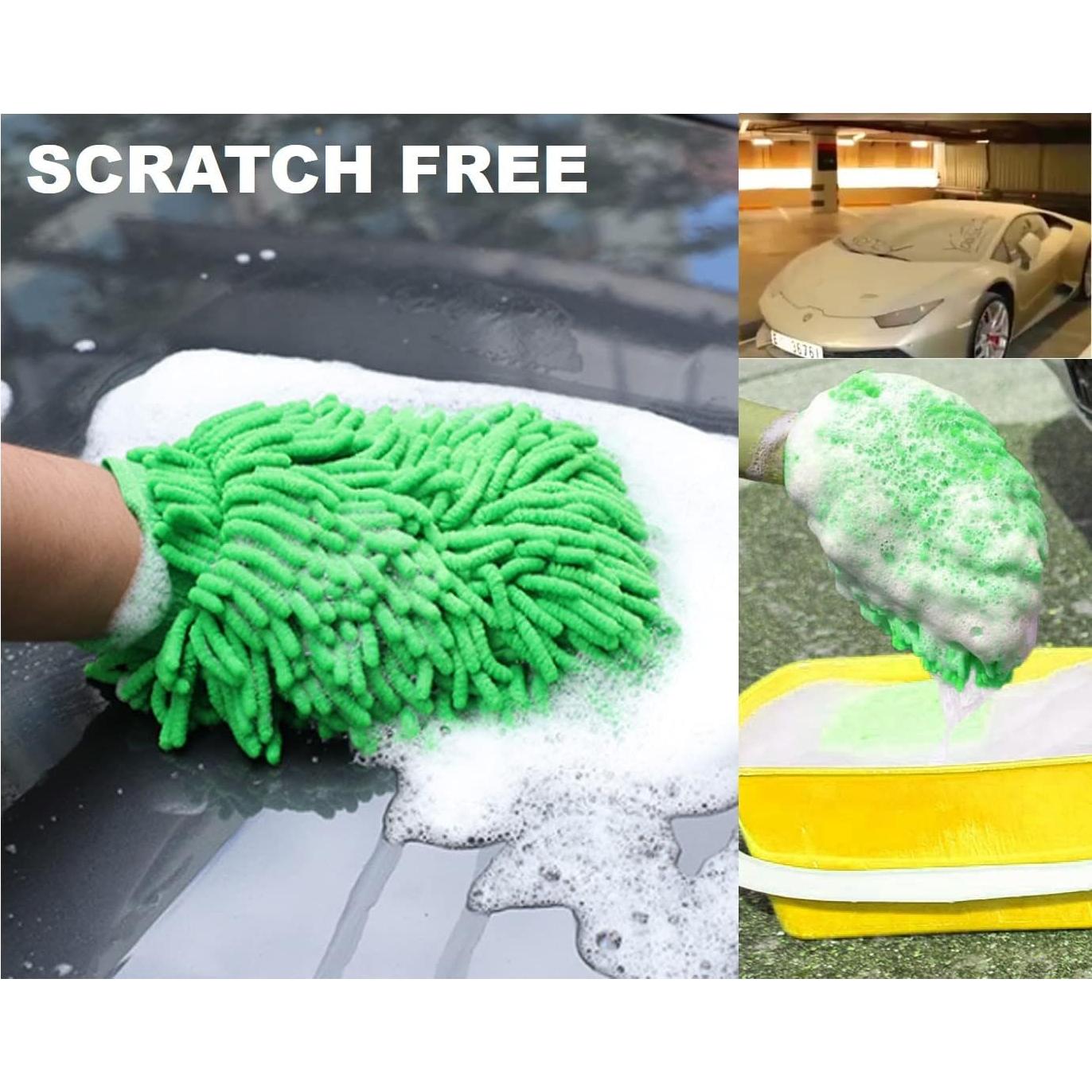 Mitón de Microfibra QUALIALL Verde 26.67x20.32 cm Reutilizable