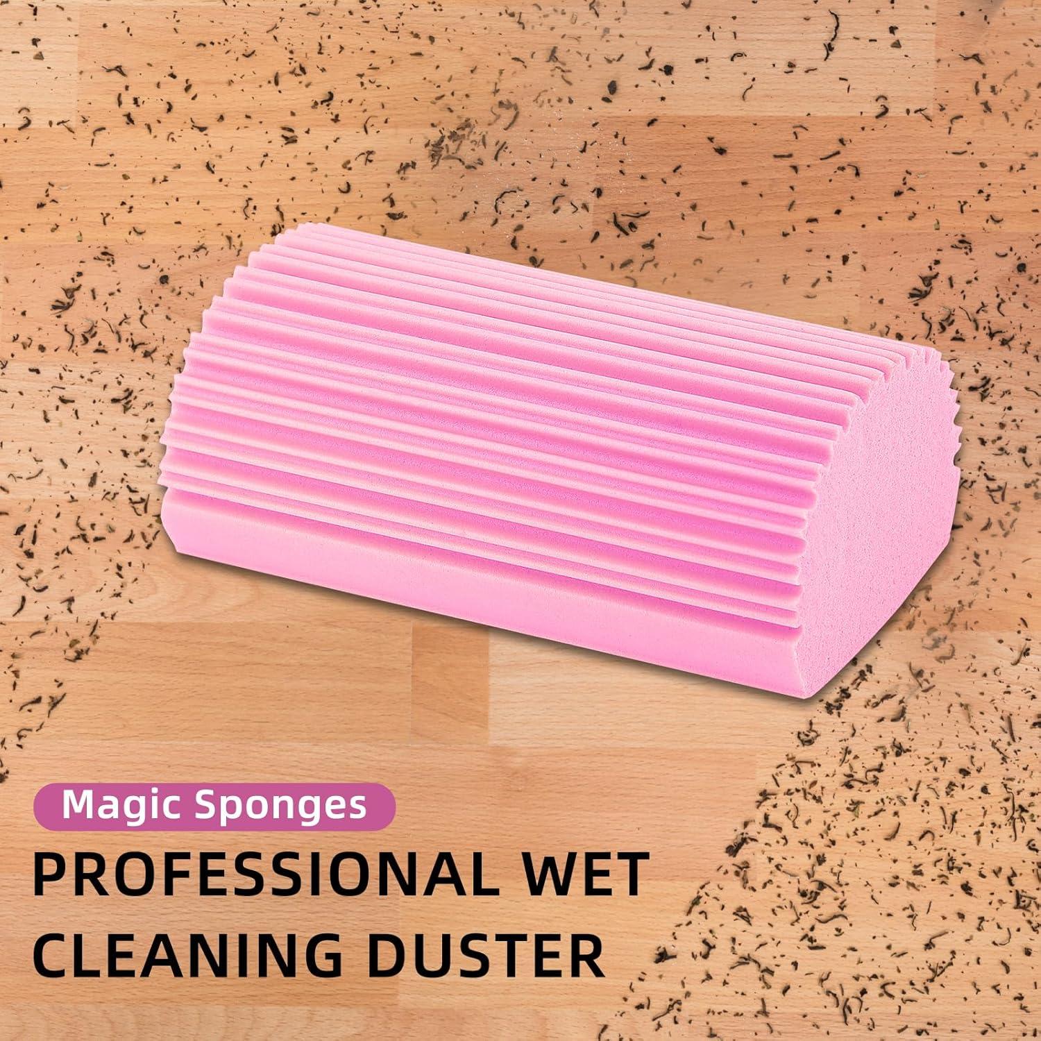 6 Esponjas Limpiadoras Húmedas Motroce - Doble Lado, Multiusos