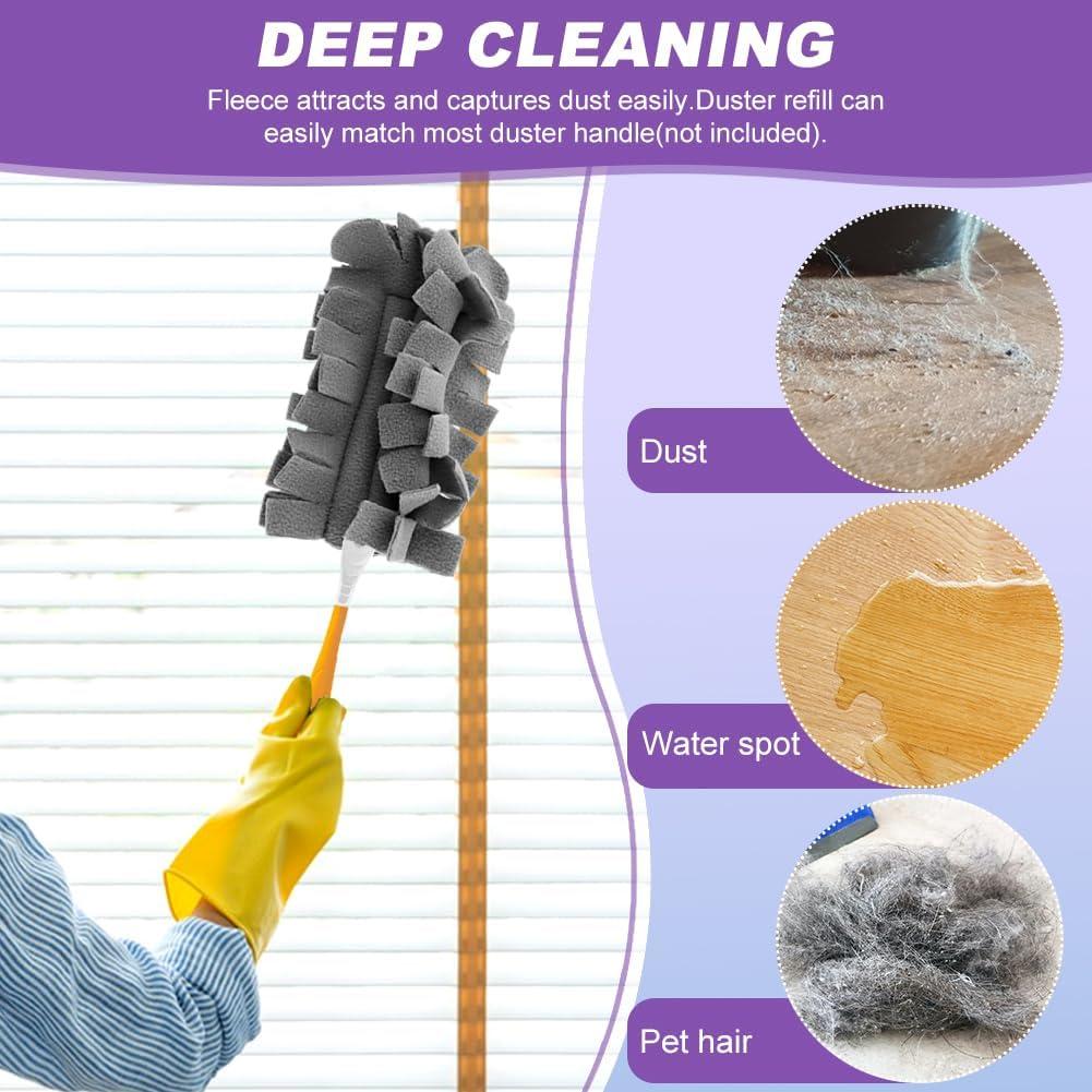 14 Recargas de Plumero Reutilizables Saycker 19.3x11.5cm