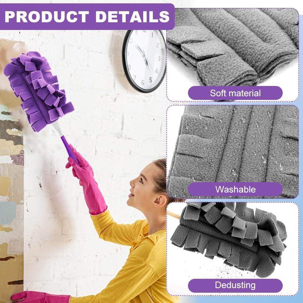 14 Recargas de Plumero Reutilizables Saycker 19.3x11.5cm