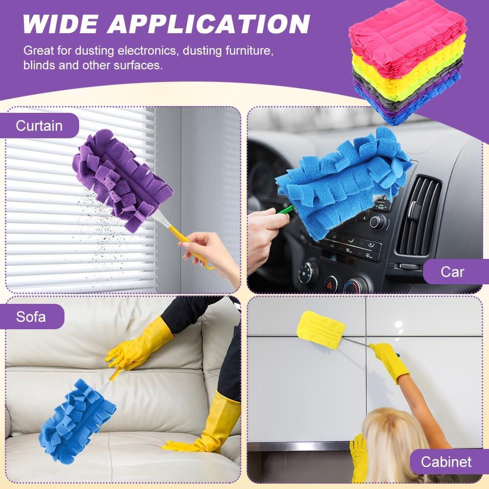 14 Recargas de Plumero Reutilizables Saycker 19.3x11.5cm