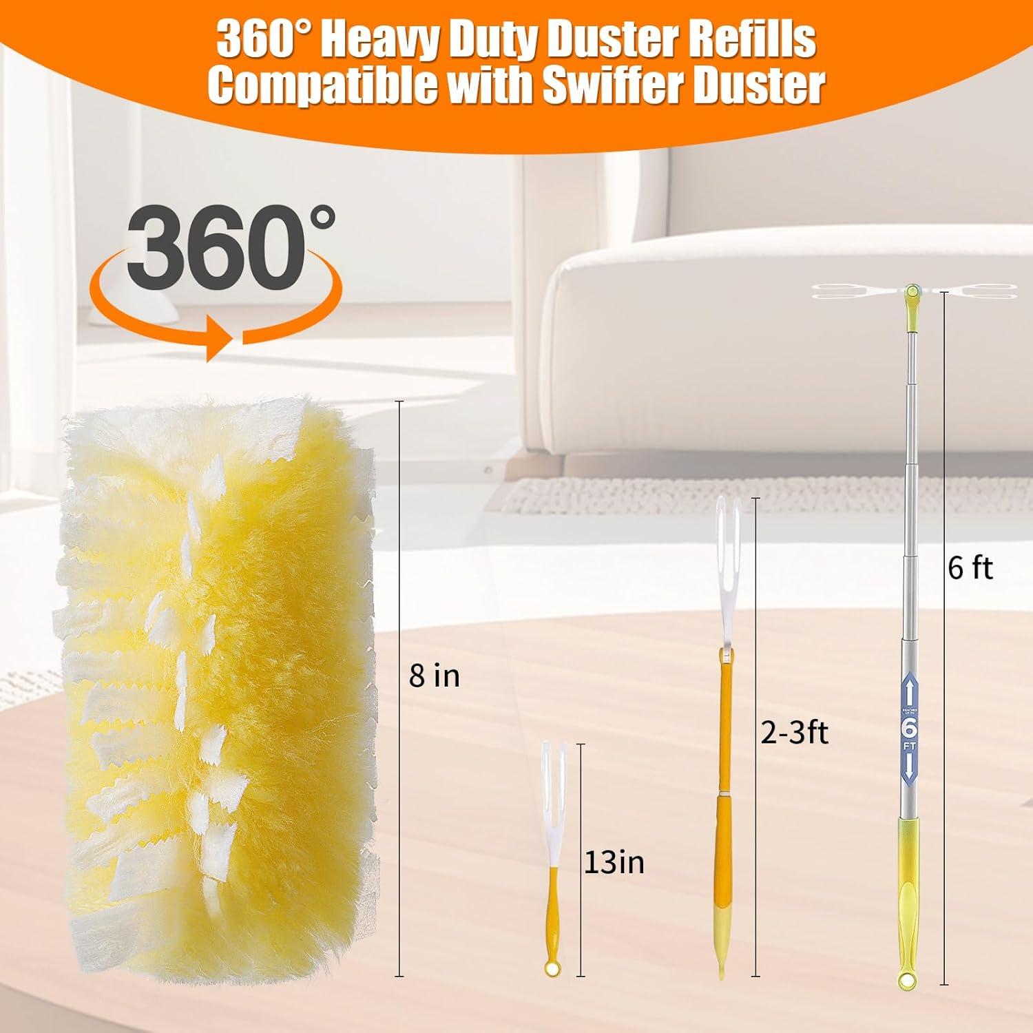 Recargas Duster Electrostáticas Senowi 50 Unidades Amarillo