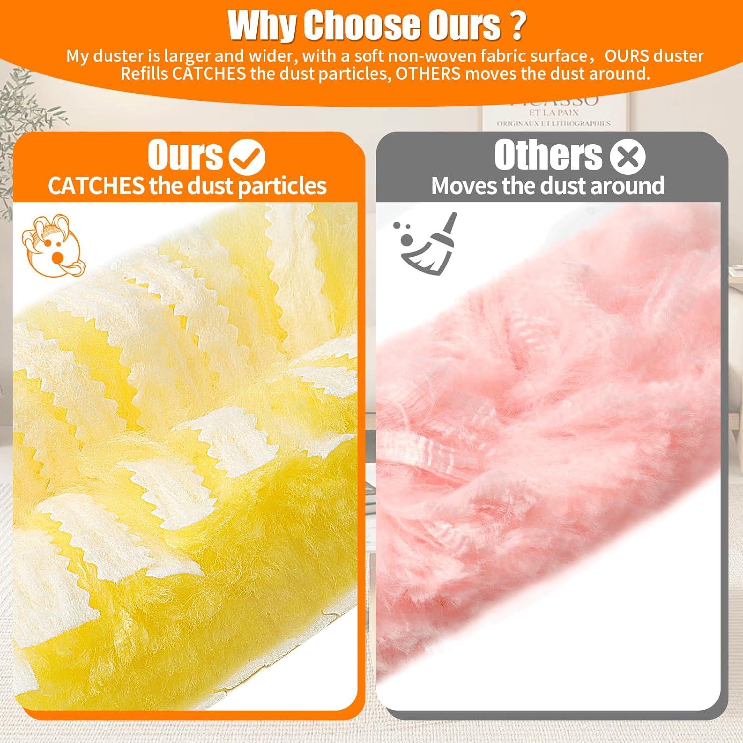 Recargas Duster Electrostáticas Senowi 50 Unidades Amarillo