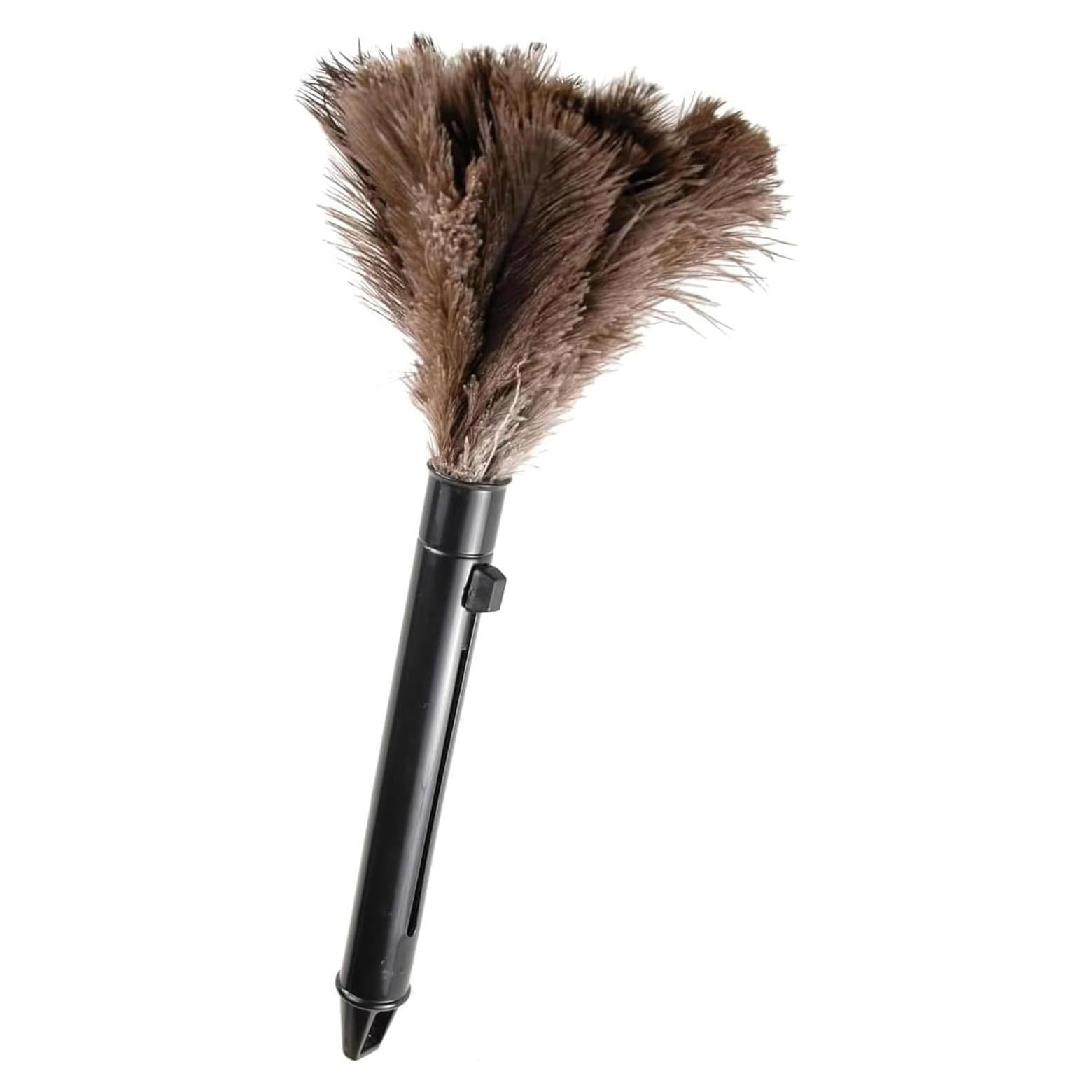 Plumero Retráctil FeelfunFeather de Plumas de Avestruz 38 cm