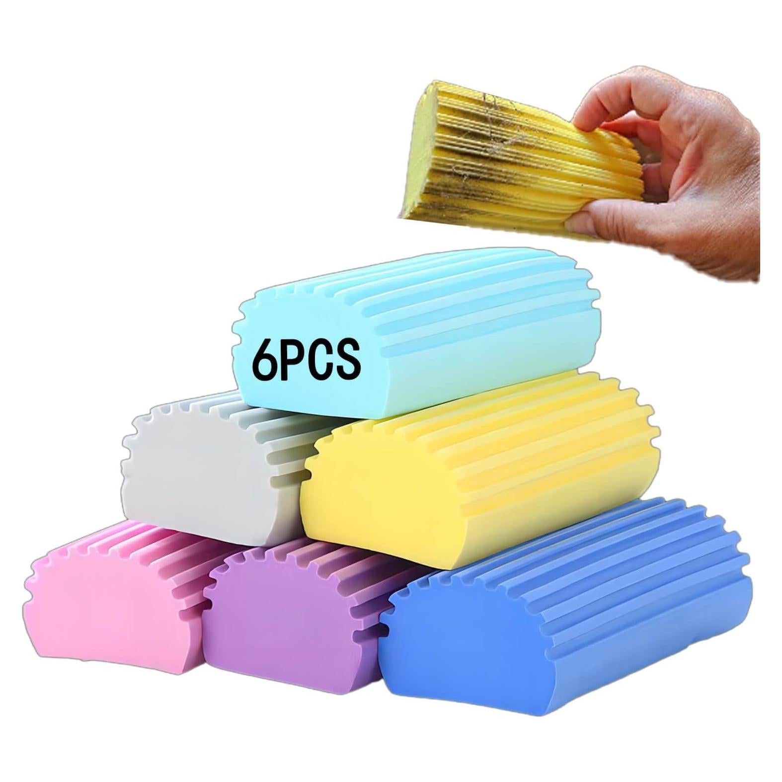 6 Esponjas Limpiadoras Húmedas JMEYIWQ Reutilizables Multicolor