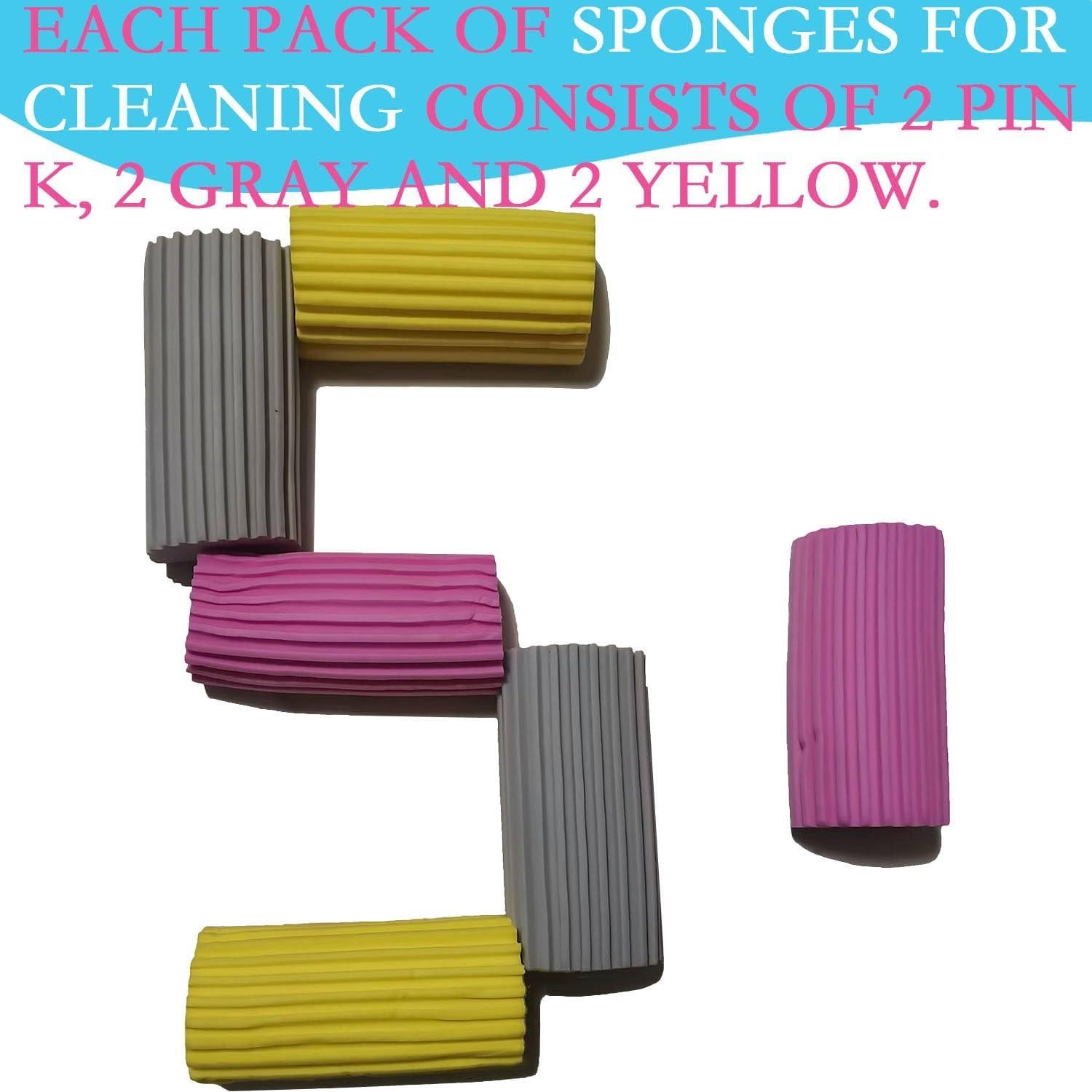 6 Esponjas Limpiadoras Húmedas JMEYIWQ Reutilizables Multicolor