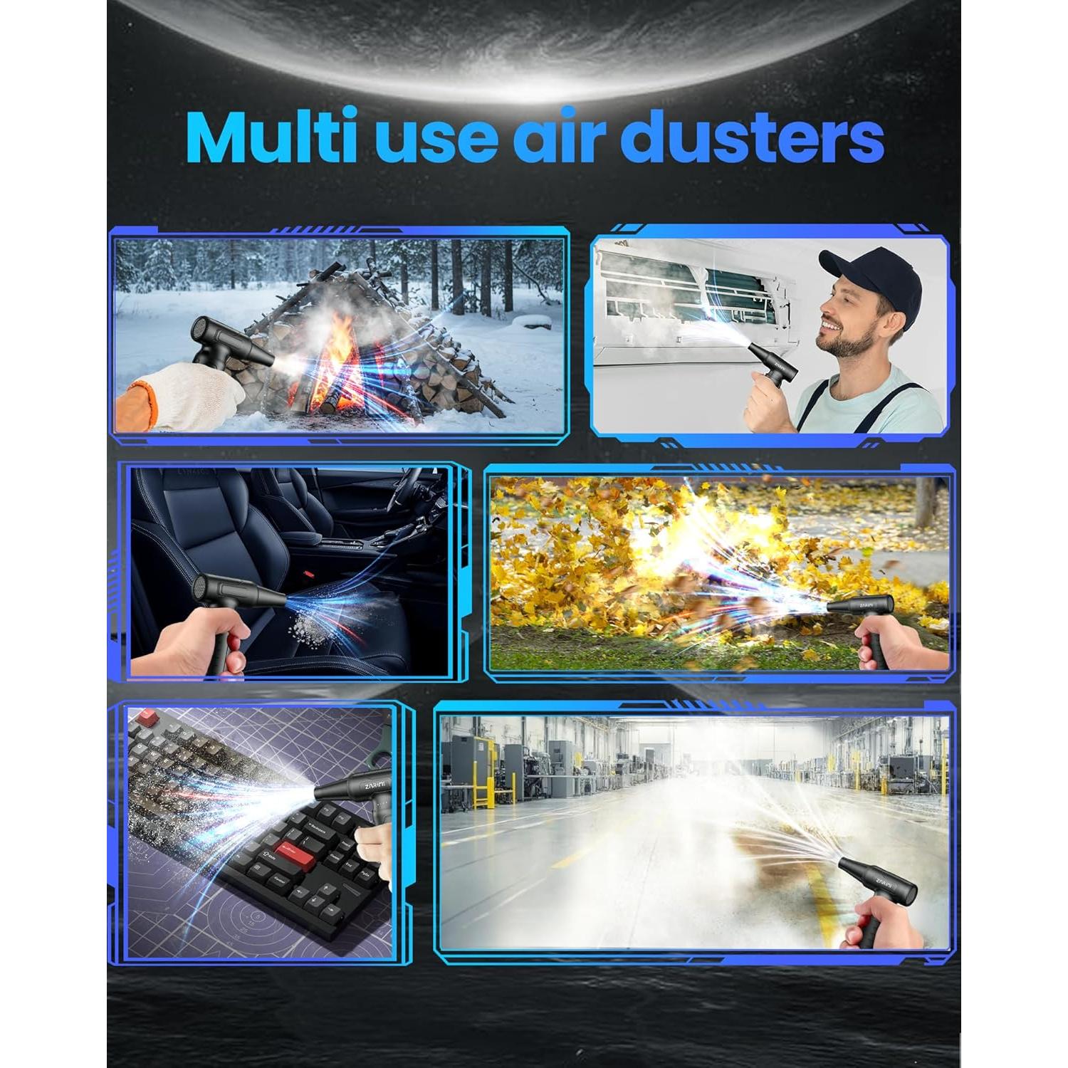 Soplador de Aire Comprimido Eléctrico ZARIMI 33,000 RPM