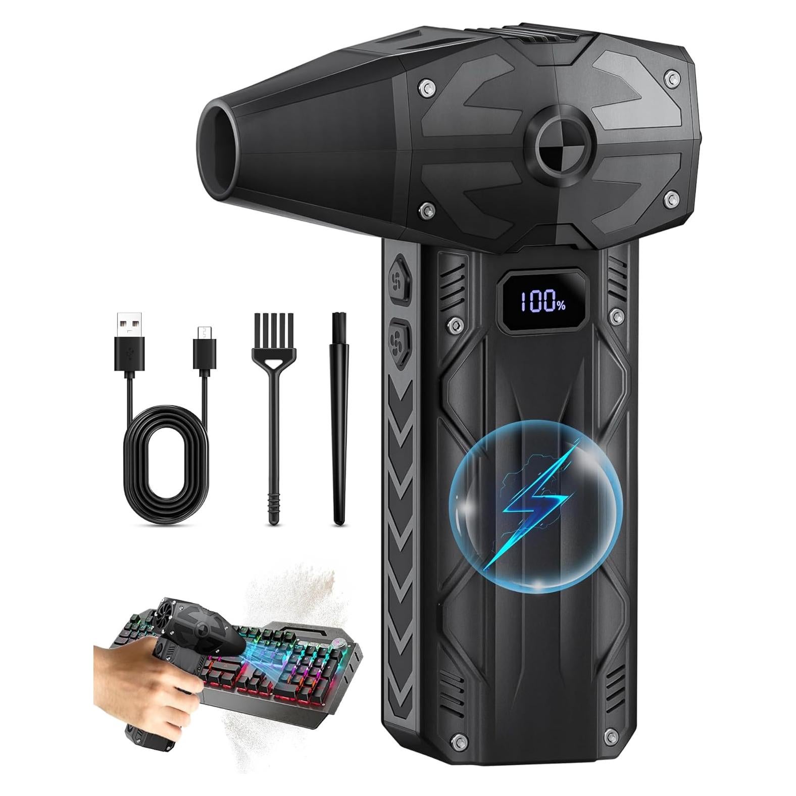 Soplador de Aire Comprimido BAOFAON P026 200000RPM Negro