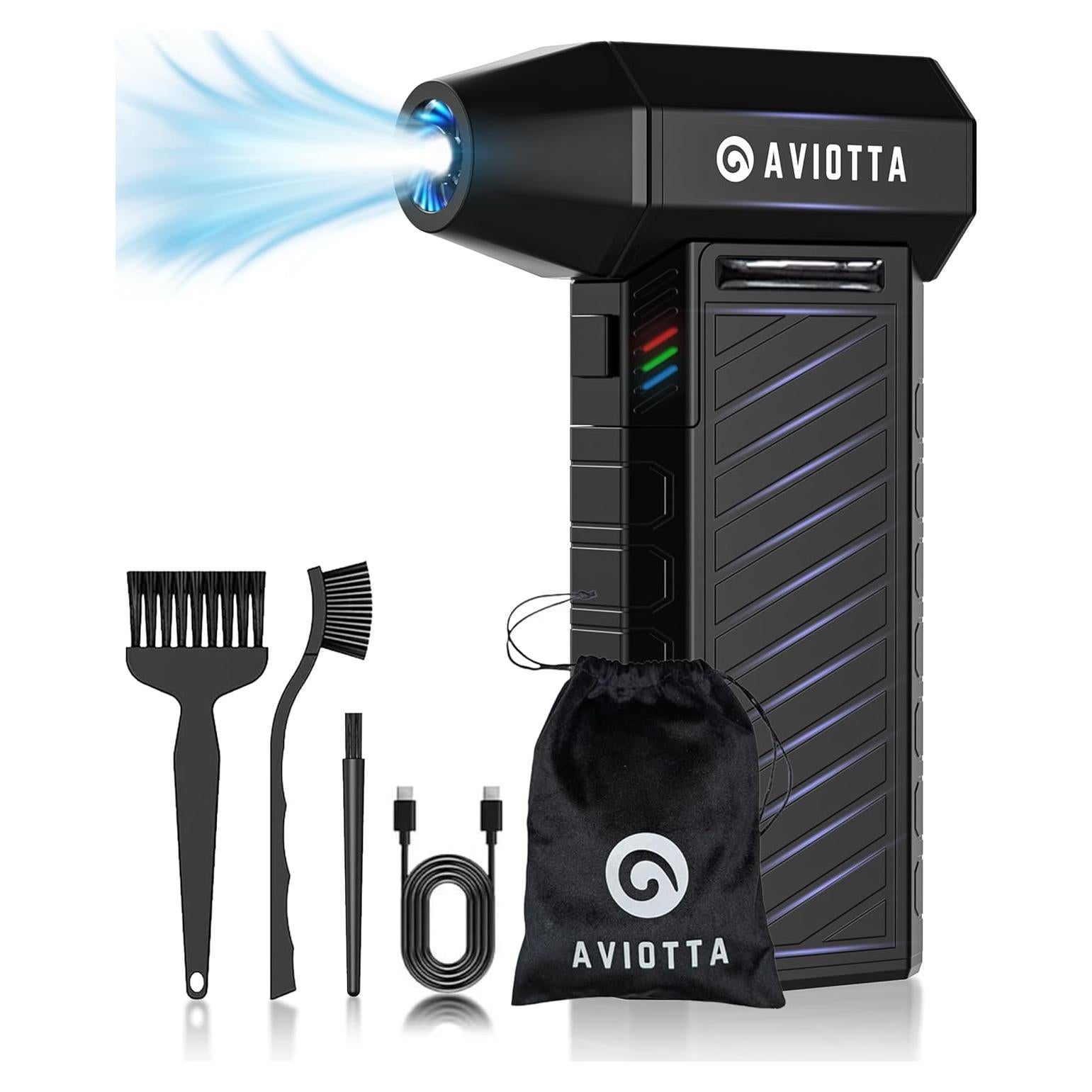 Soplador de Aire Comprimido Eléctrico Aviotta W99 300W