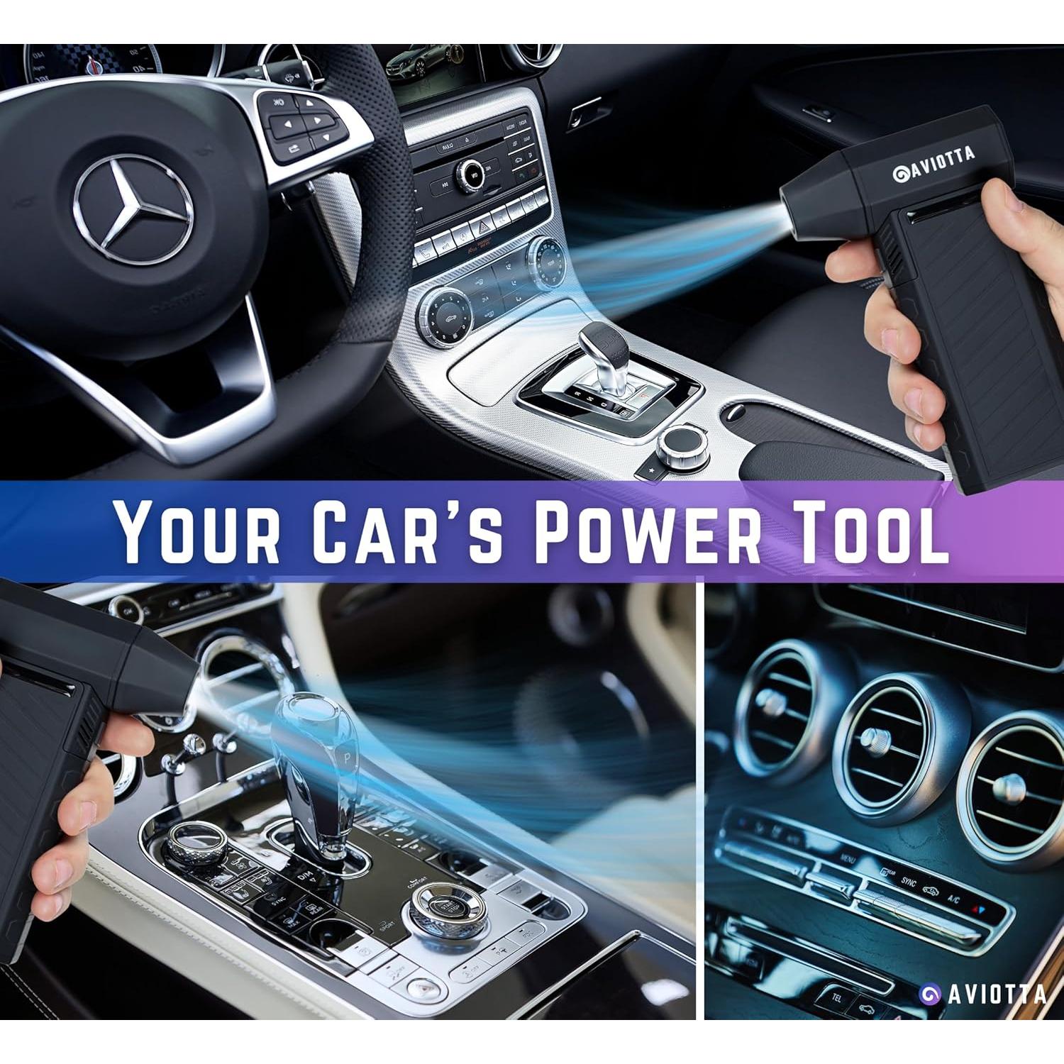 Soplador de Aire Comprimido Eléctrico Aviotta W99 300W