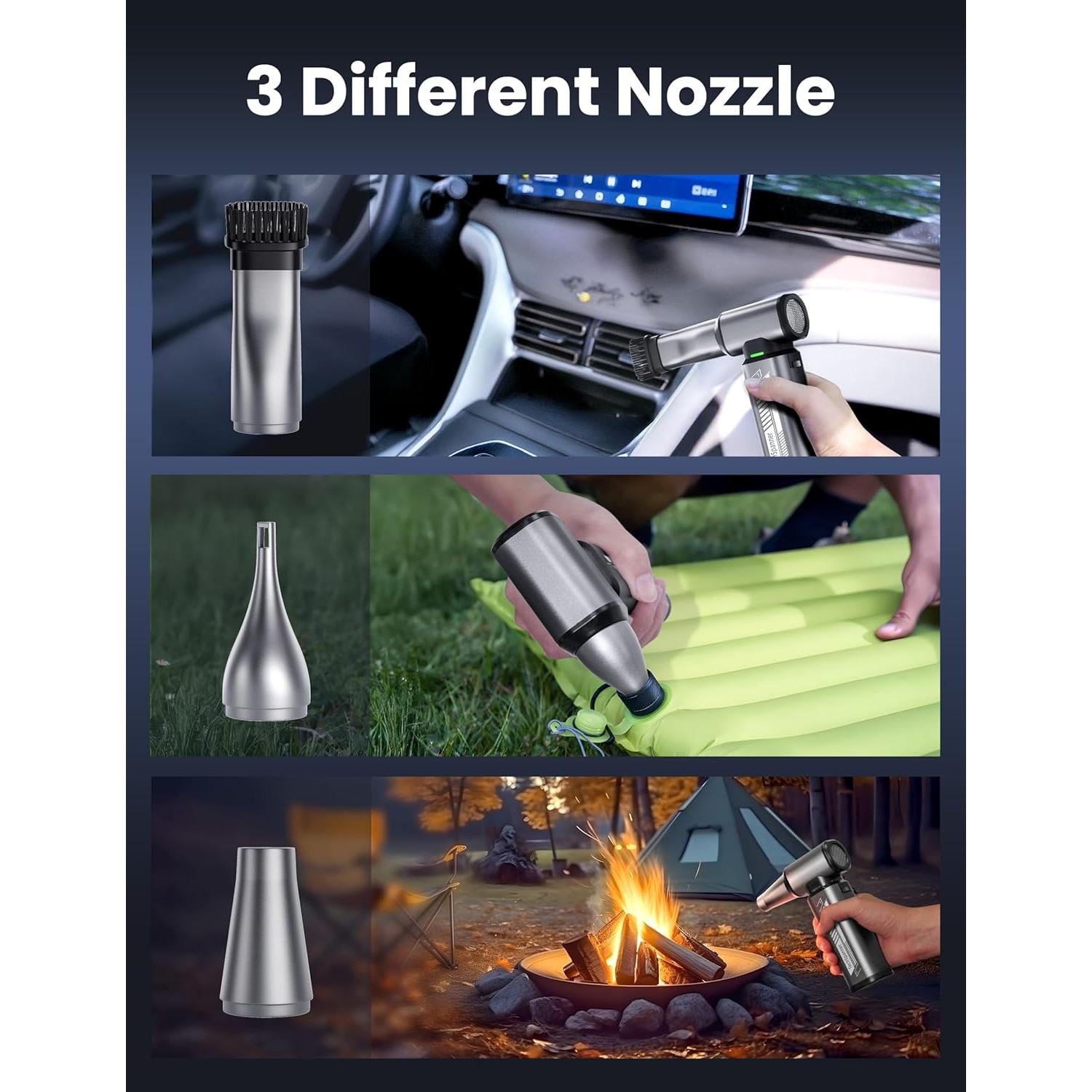 Soplador de Aire Comprimido TechSpanner W17 300000 RPM 3 Velocidades