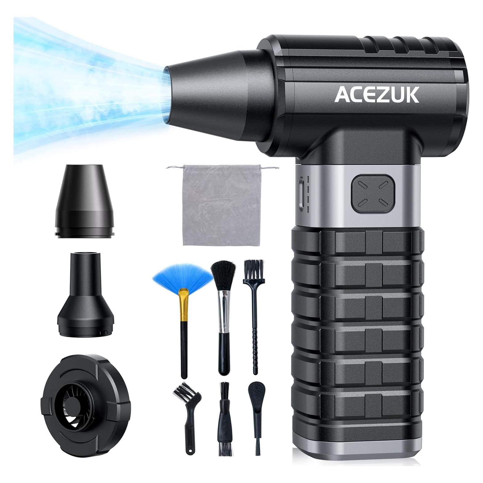 Soplador de Aire Comprimido ACEZUK AD100 300000 RPM Inalámbrico