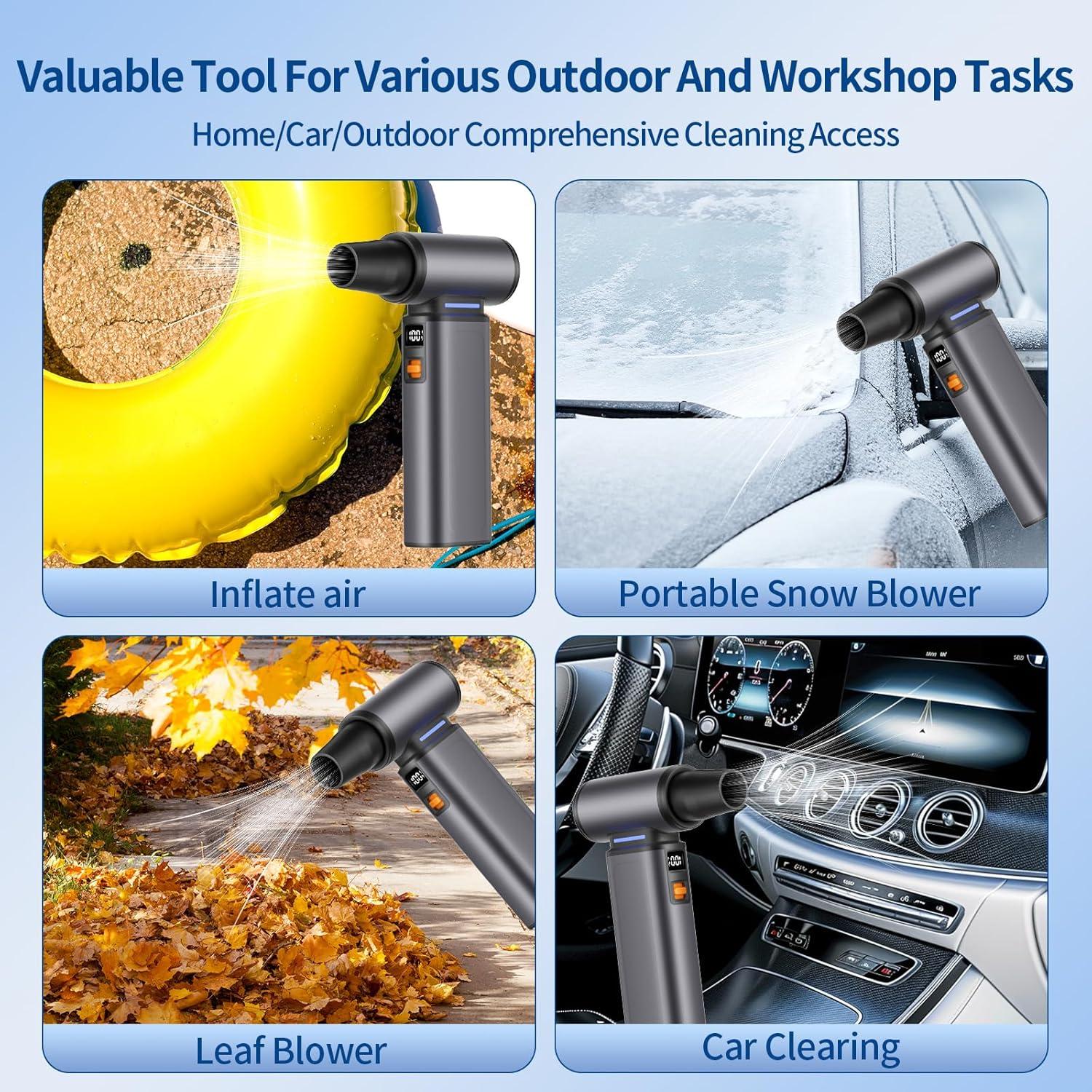 Soplador de Aire Comprimido WINGDA F1 Inalámbrico 100 Velocidades