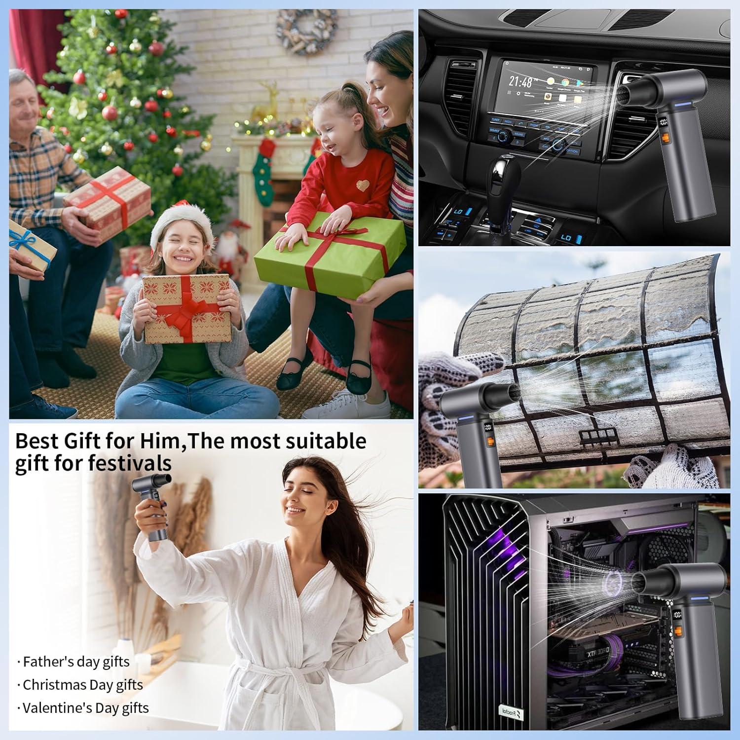 Soplador de Aire Comprimido WINGDA F1 Inalámbrico 100 Velocidades