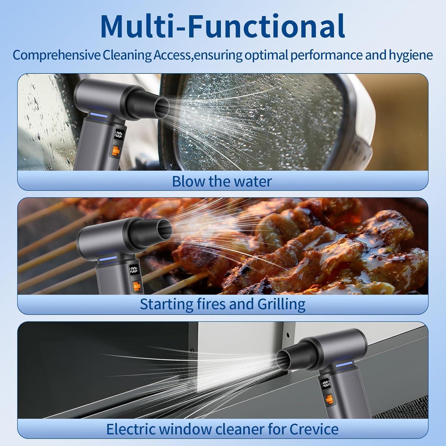 Soplador de Aire Comprimido WINGDA F1 Inalámbrico 100 Velocidades