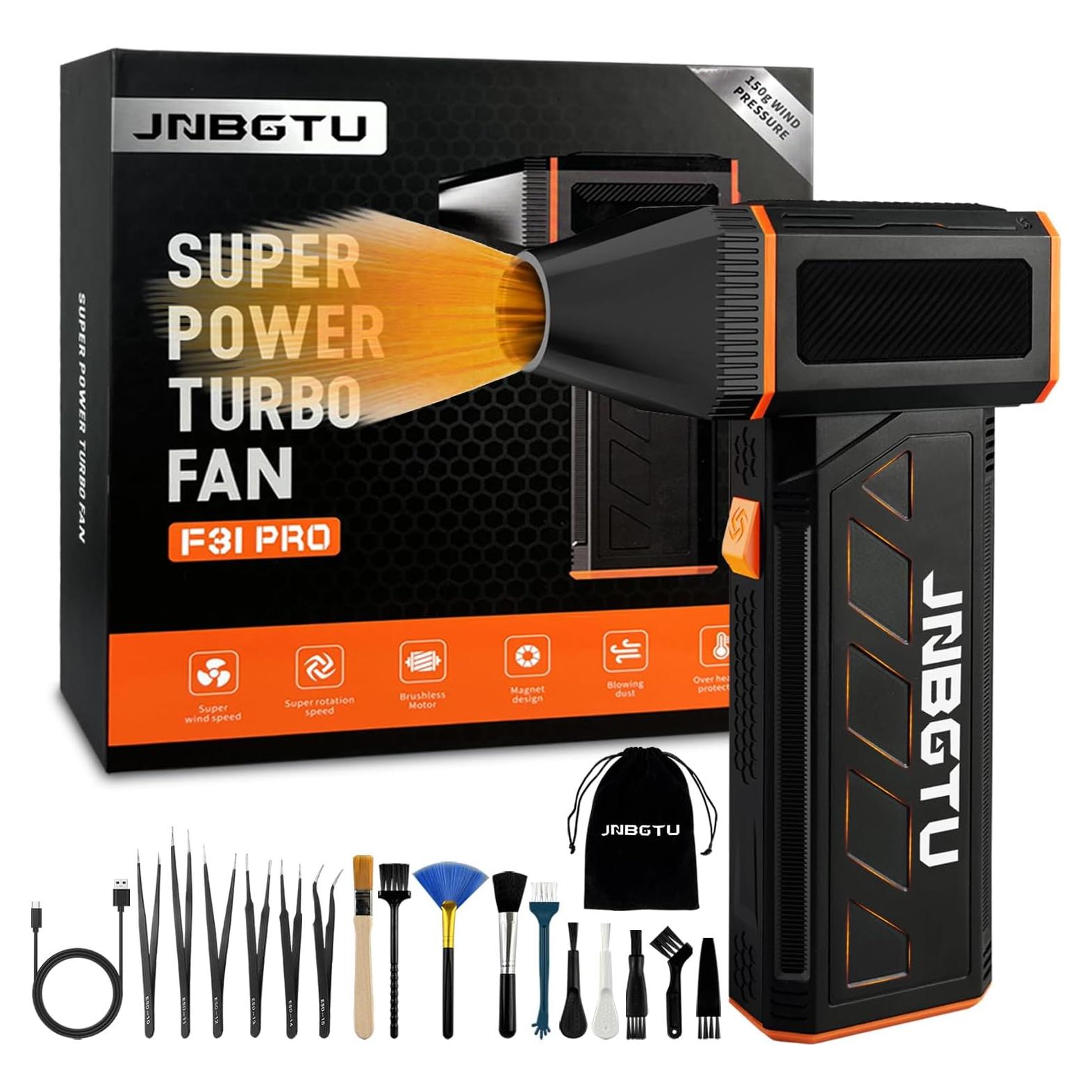 Soplador de Aire Eléctrico JNBGTU F31 PRO 140000 RPM 3 Velocidades