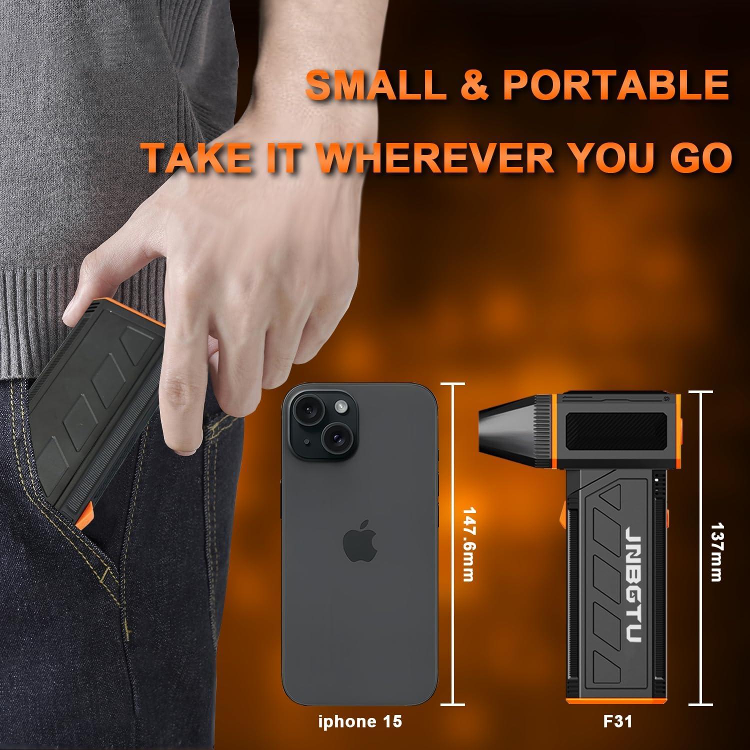 Soplador de Aire Eléctrico JNBGTU F31 PRO 140000 RPM 3 Velocidades