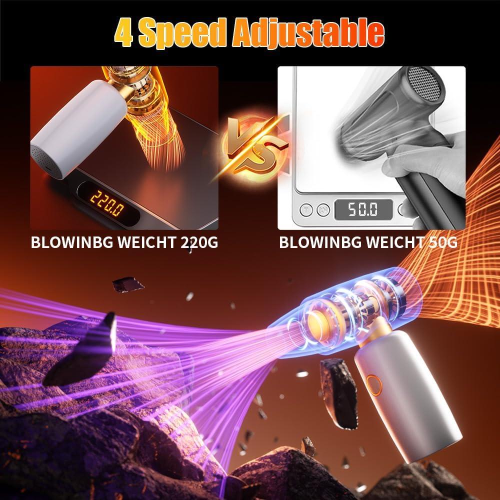 Soplador de Aire Comprimido OBEST 150000 RPM Batería 7500mAh