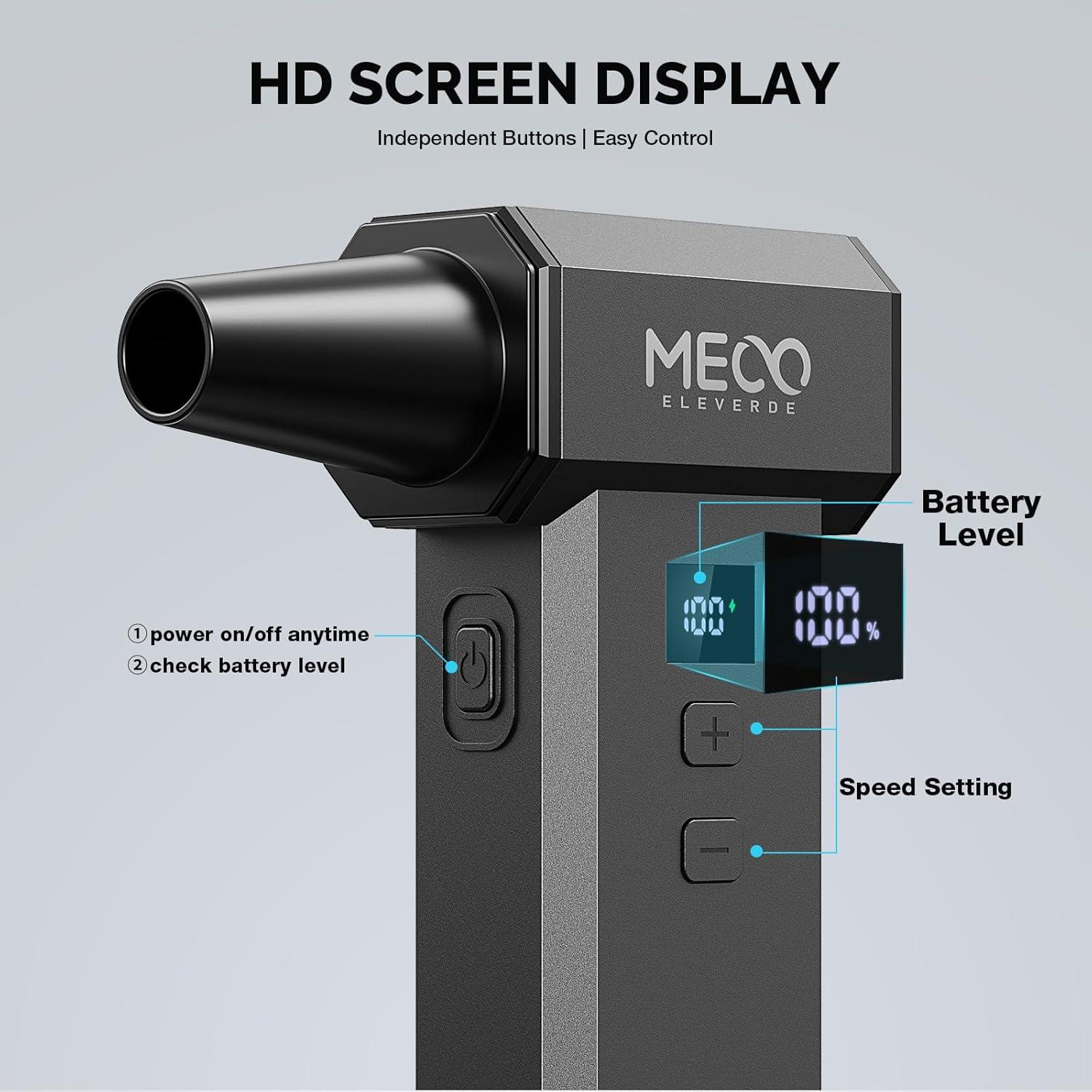 Soplador de Aire Eléctrico MECO ELEVERDE CA3 - 220,000 RPM