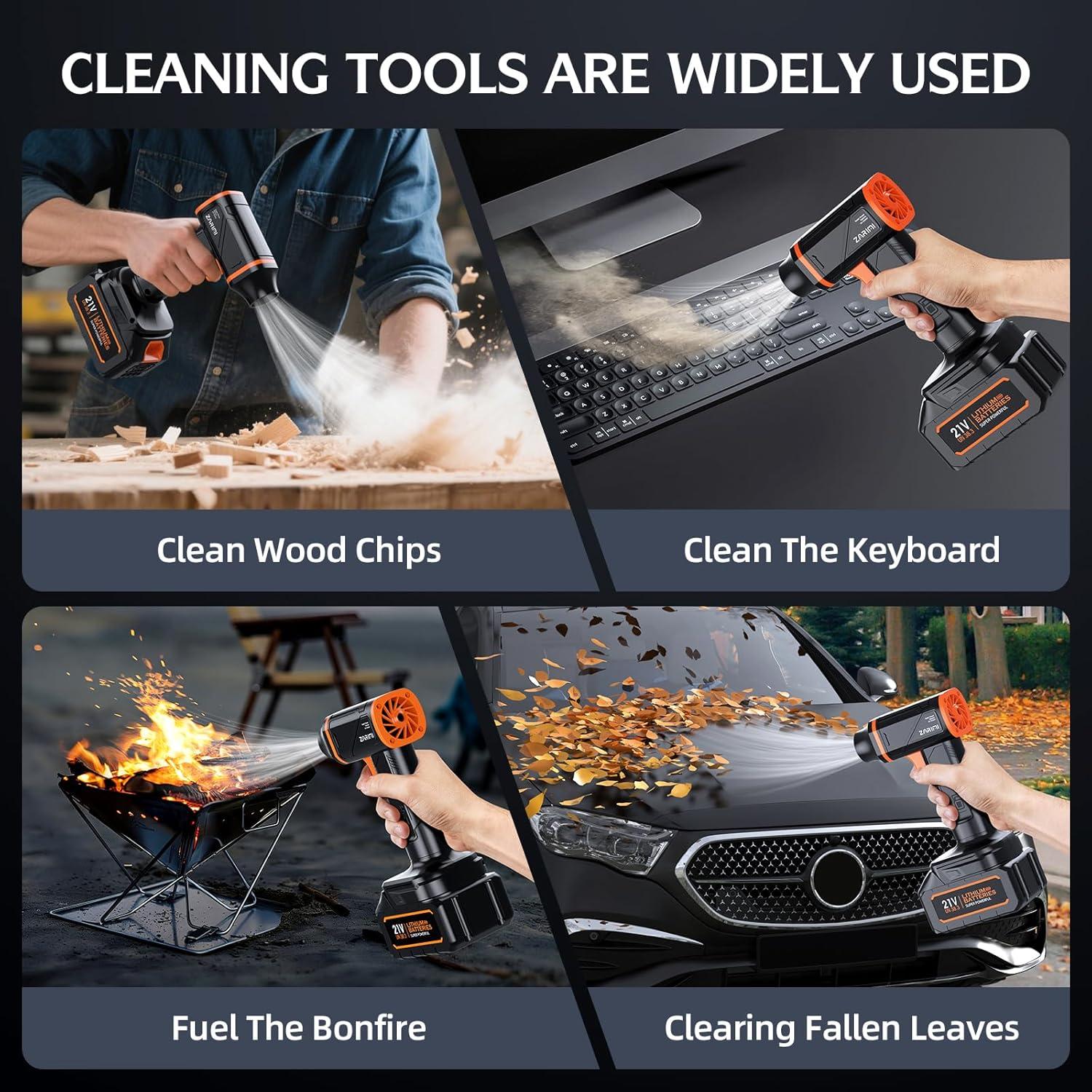 Soplador de Aire Comprimido Eléctrico ZARIMI A333 33,000 RPM