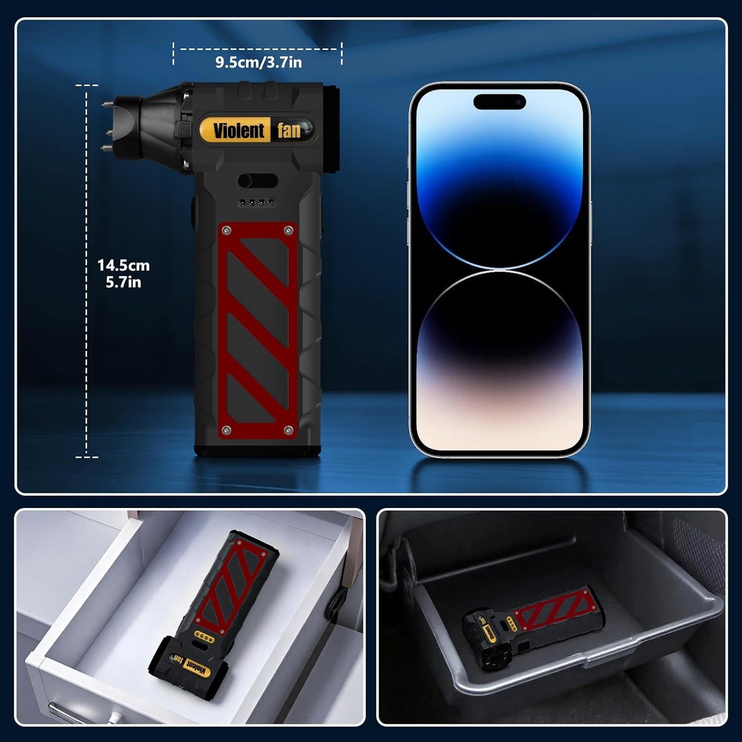 Soplador de Aire Comprimido VMEECARL 150000RPM Inalámbrico