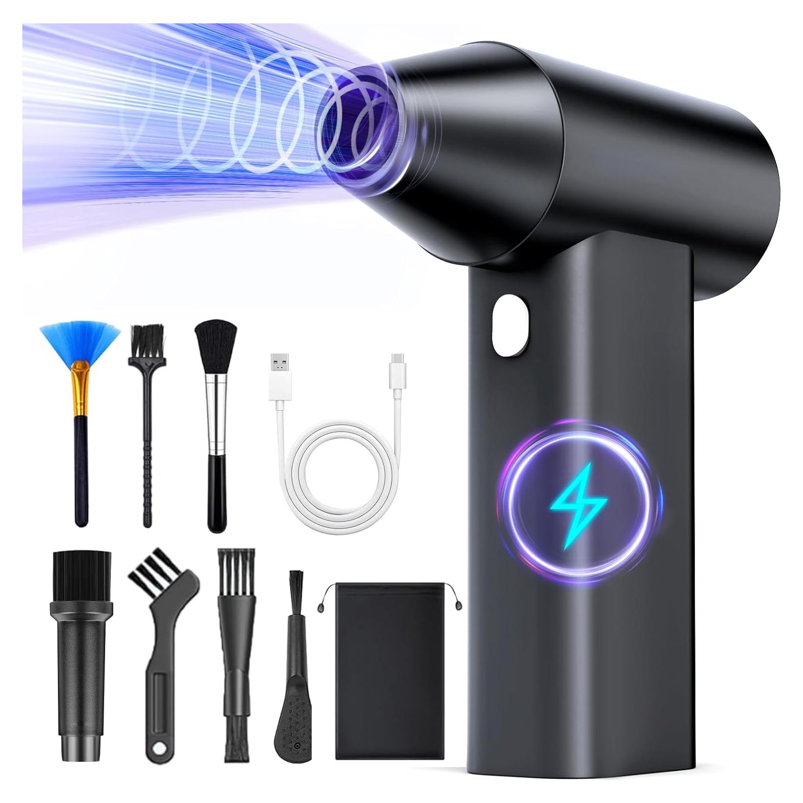 Soplador de Aire Comprimido SDERGO WT001 - 150000RPM, Negro