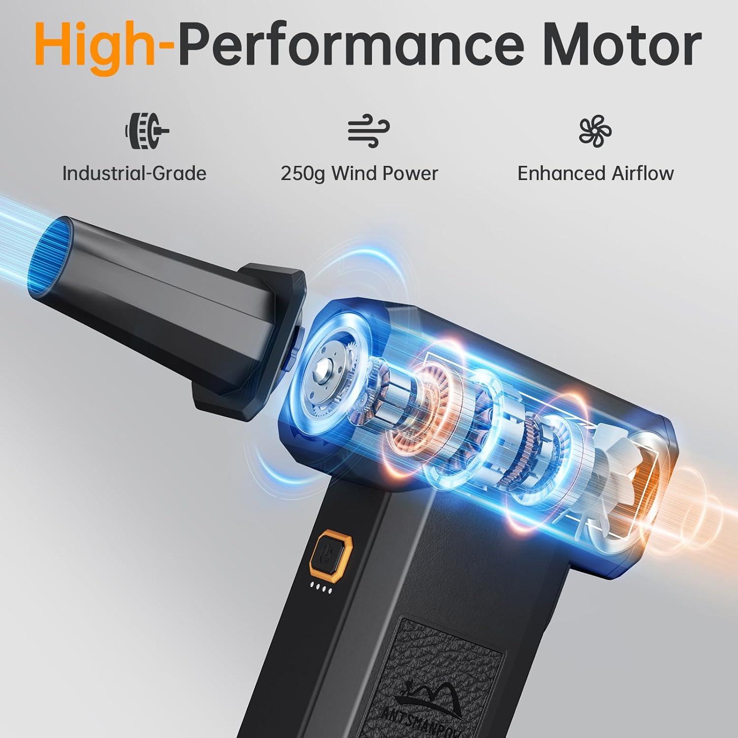 Soplador de Aire Eléctrico ANTSPAW 150000 RPM Inalámbrico