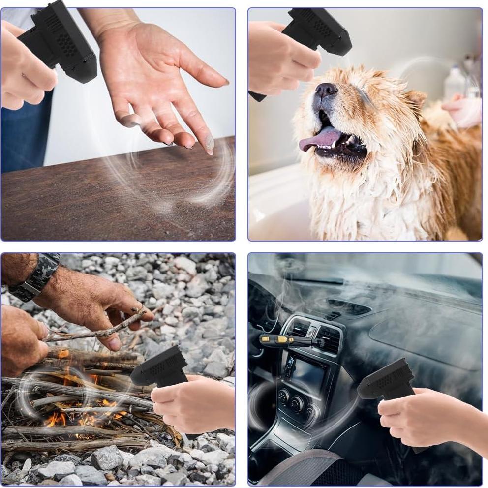 Soplador de Aire Eléctrico Tiiyee 300000RPM Recargable 16000mAh