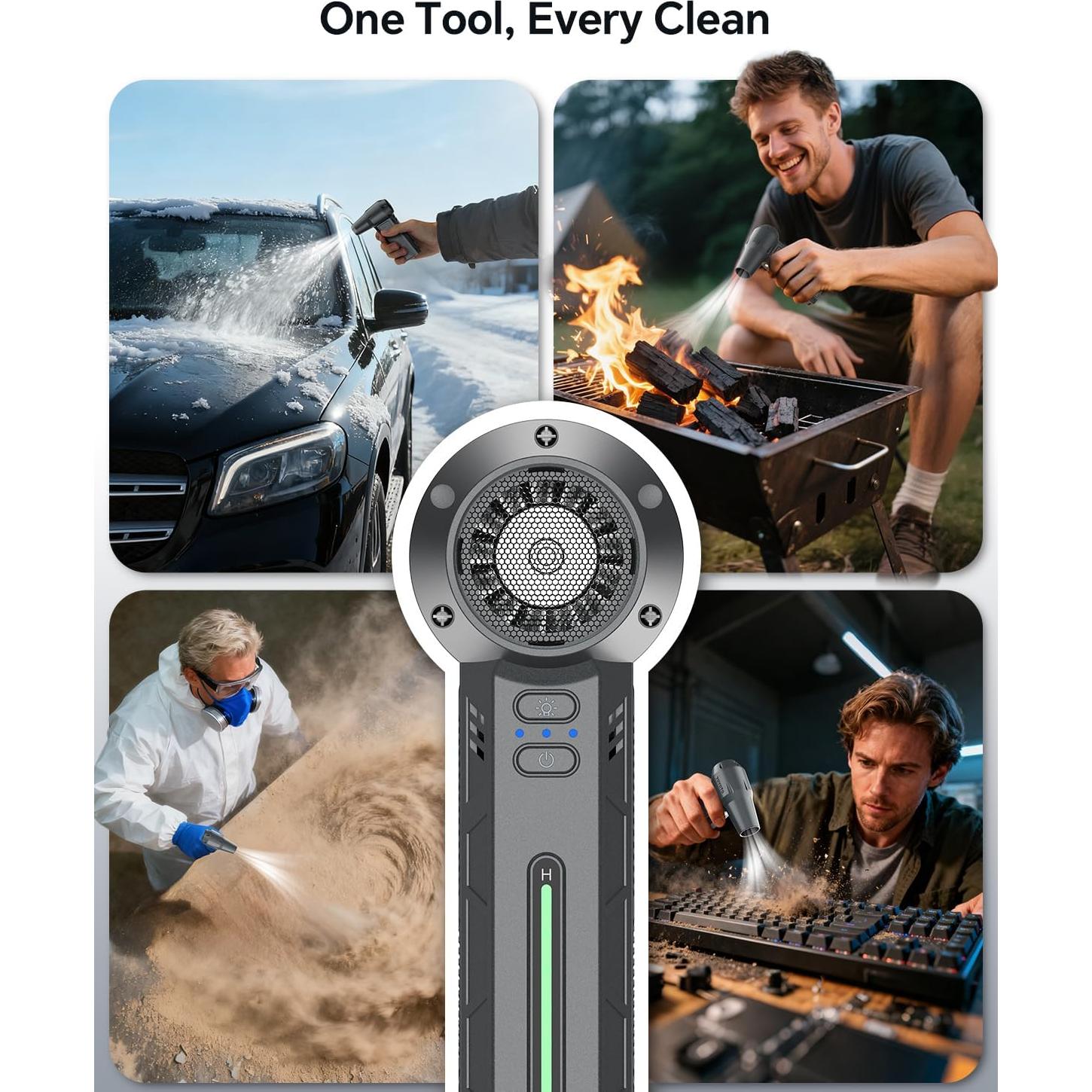 Soplador de Aire Comprimido Yoyoto B03 300000RPM Recargable