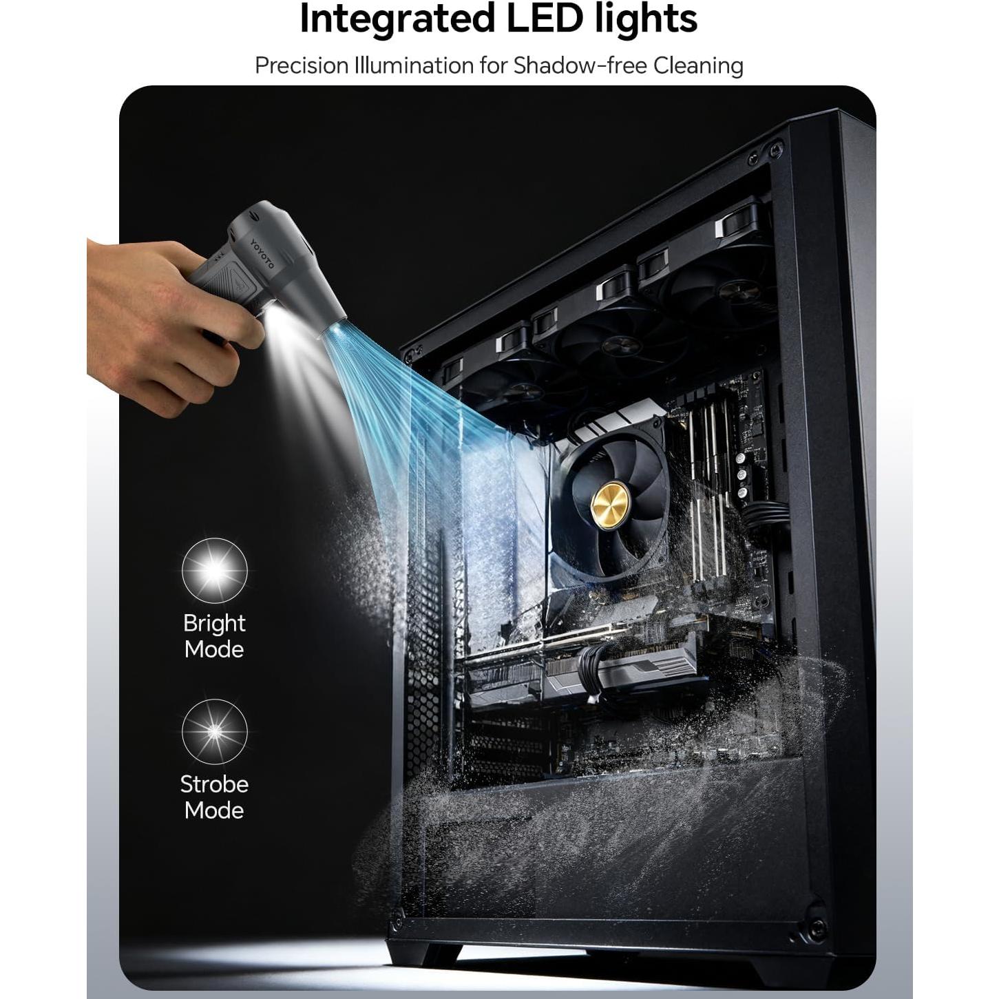 Soplador de Aire Comprimido Yoyoto B03 300000RPM Recargable