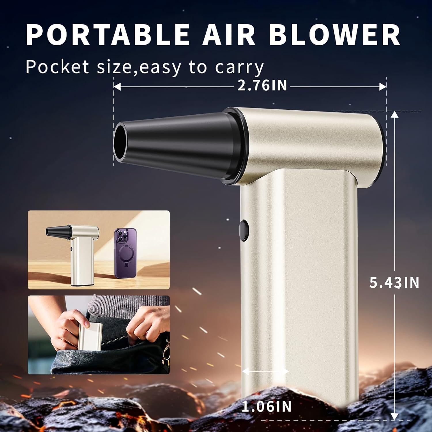 Soplador de Aire Comprimido Rckskaya 300000RPM Recargable