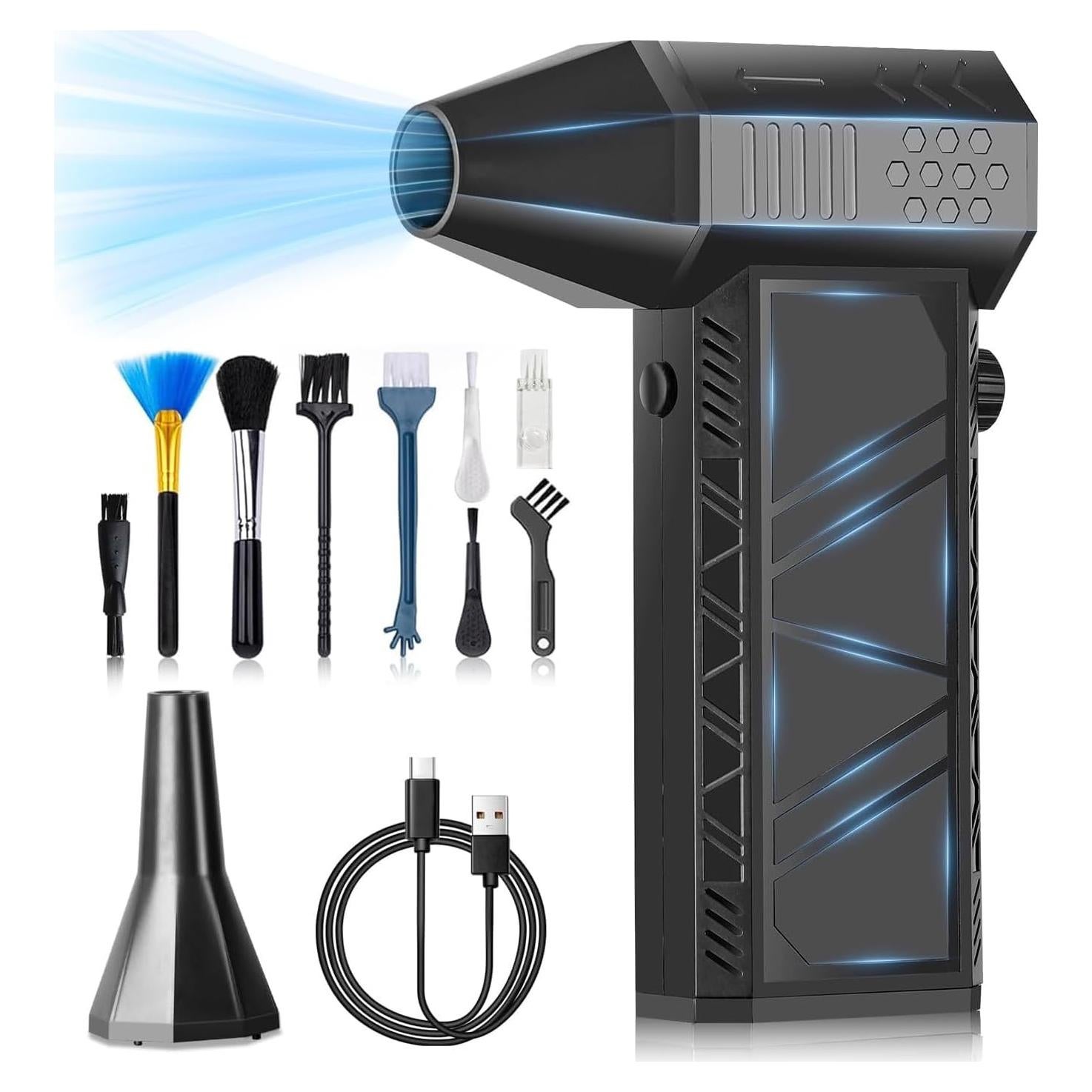 Soplador de Aire Comprimido Cub Tik 130000 RPM Recargable