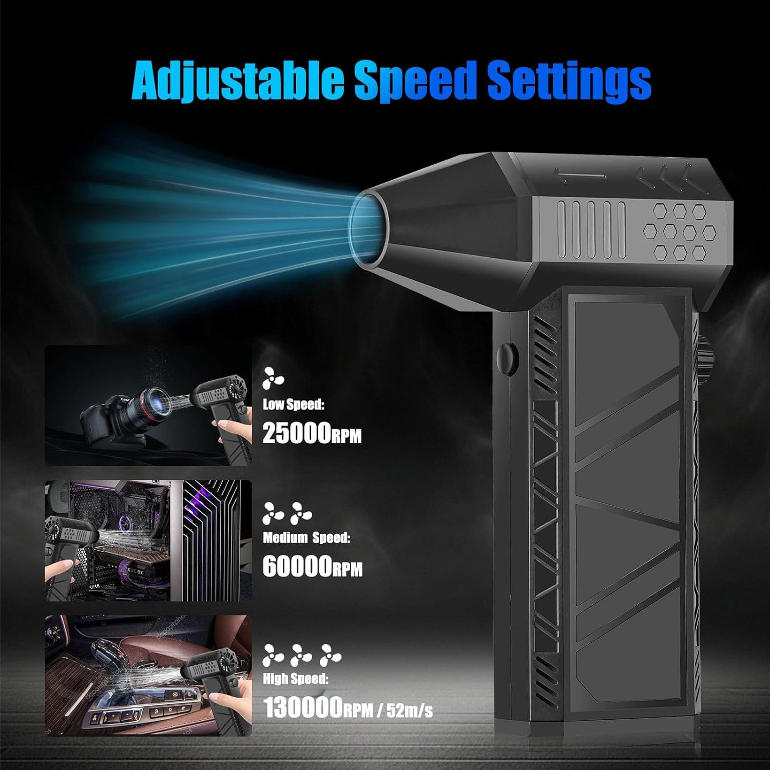 Soplador de Aire Comprimido Cub Tik 130000 RPM Recargable