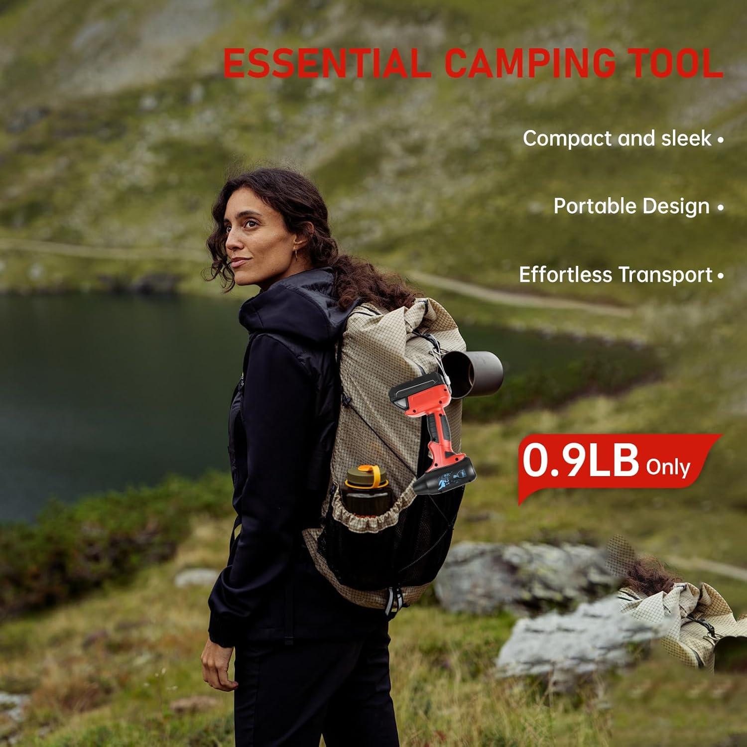 Soplador Mini Jet Inalámbrico RexLeLXB 18V 130000RPM 4 Velocidades