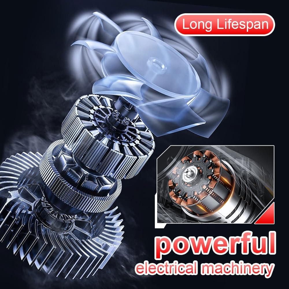 Soplador de Hojas Inalámbrico FUSIHWA 21V Mini Rojo 0.79kg