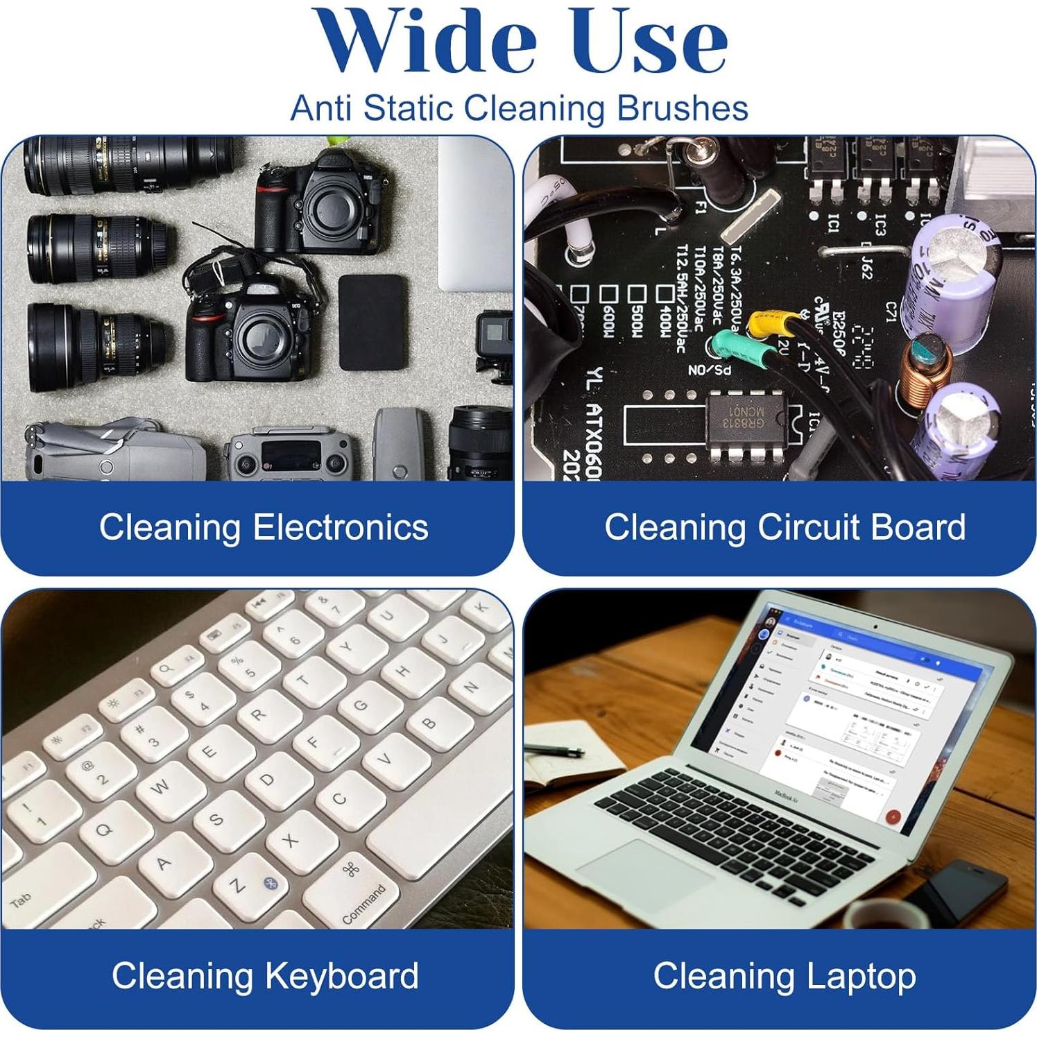 Kit de 26 Cepillos de Limpieza Antiestáticos YBEATY