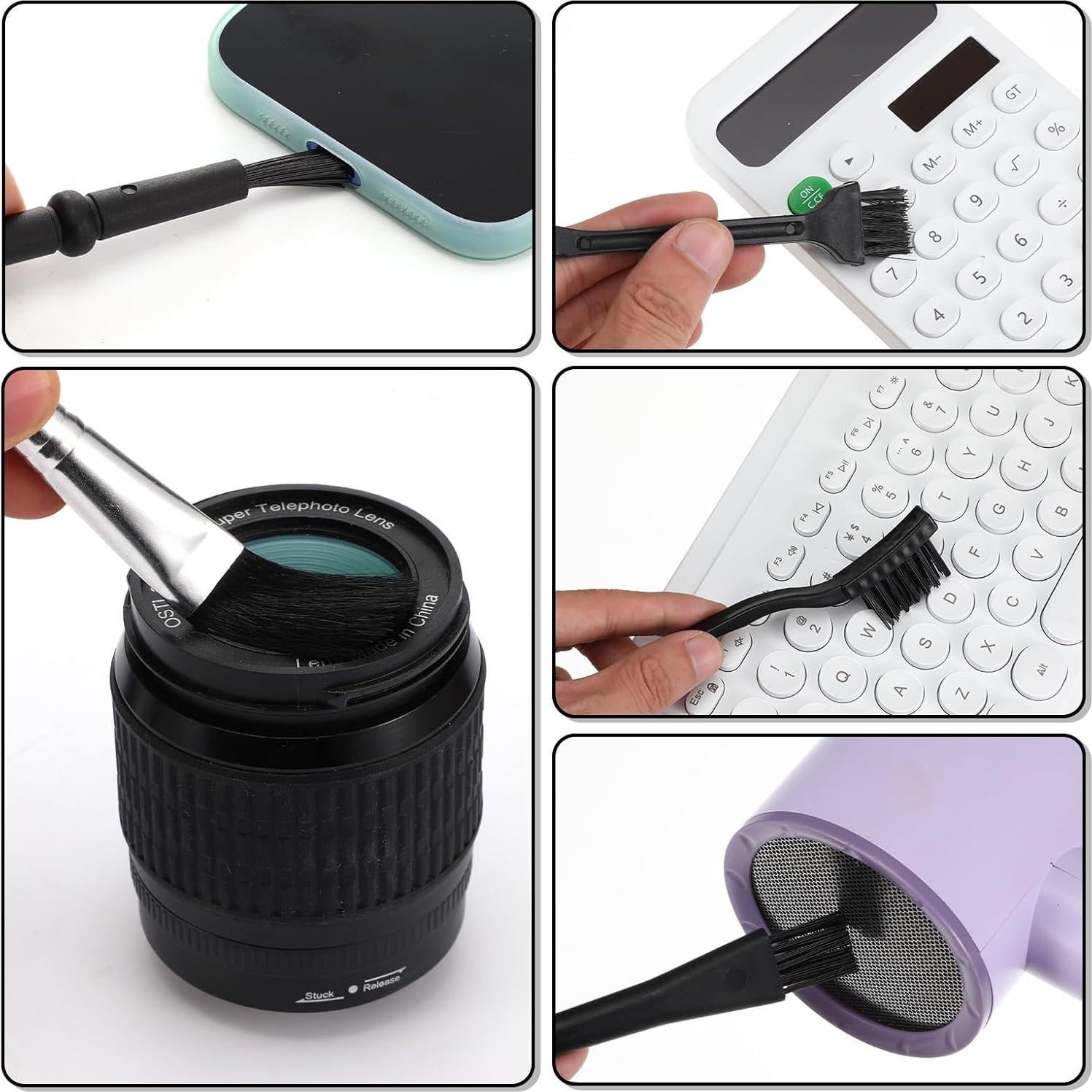 Kit de Cepillos de Limpieza Antiestáticos YBEATY - 8 Pcs