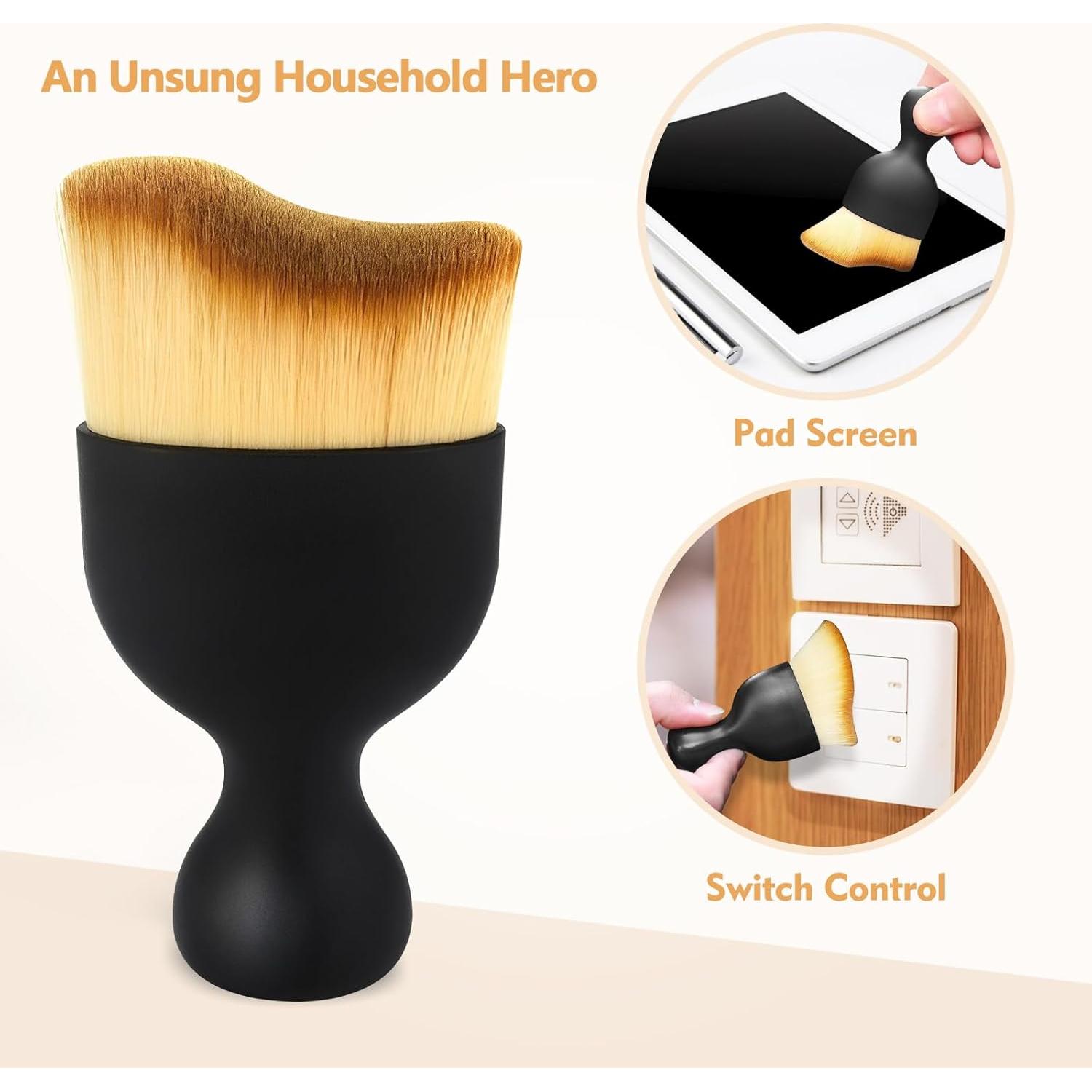 Cepillo de Limpieza Interior de Coche Luseyfj Amarillo Suave