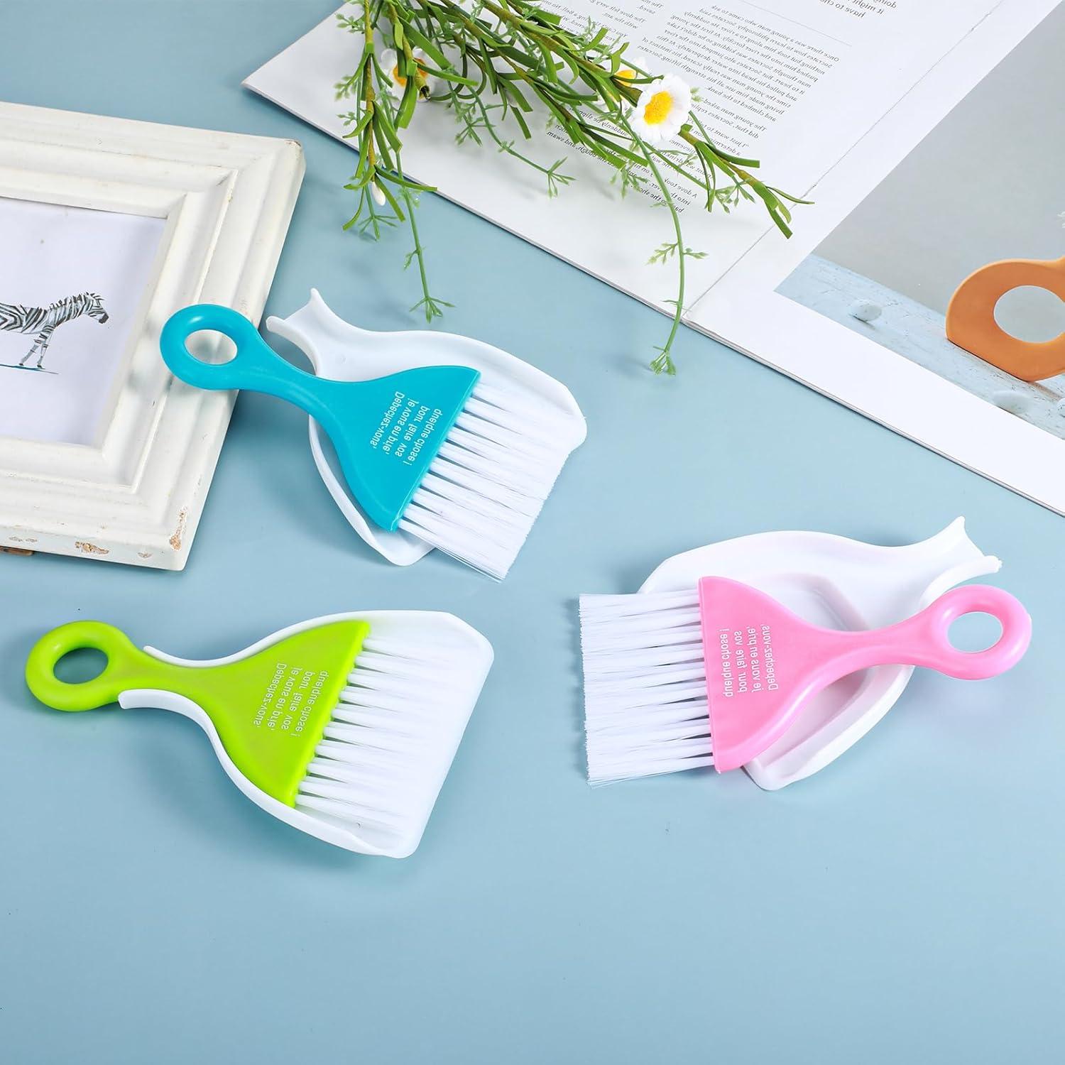 Juego de Mini Recogedor y Escoba Gjinxi 3 Pcs Colores