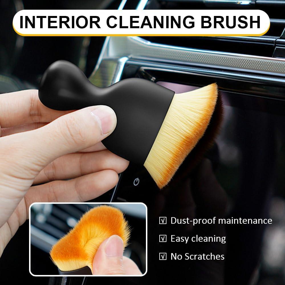 Juego de 3 cepillos de limpieza KEVANCHO para automóviles