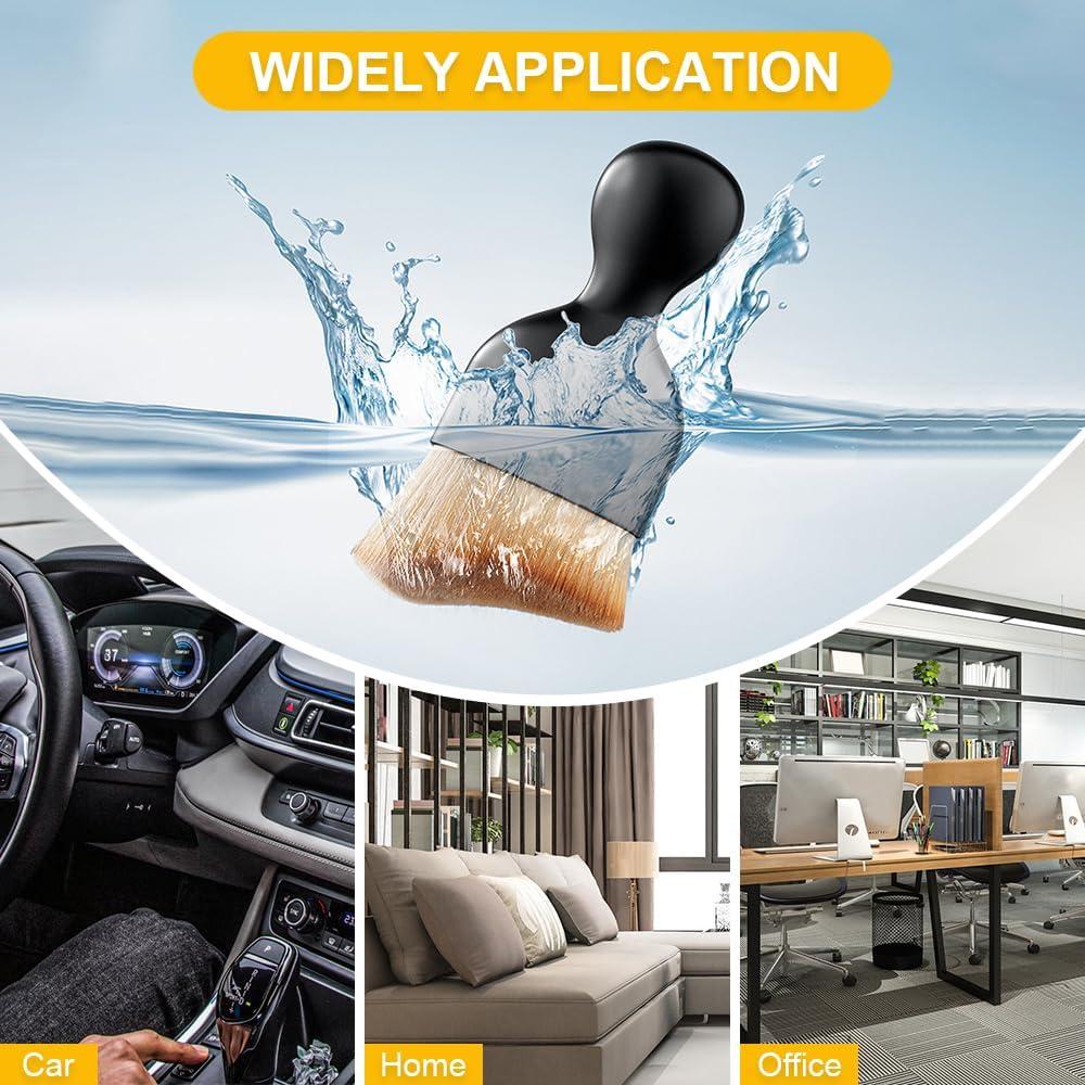 Juego de 3 cepillos de limpieza KEVANCHO para automóviles