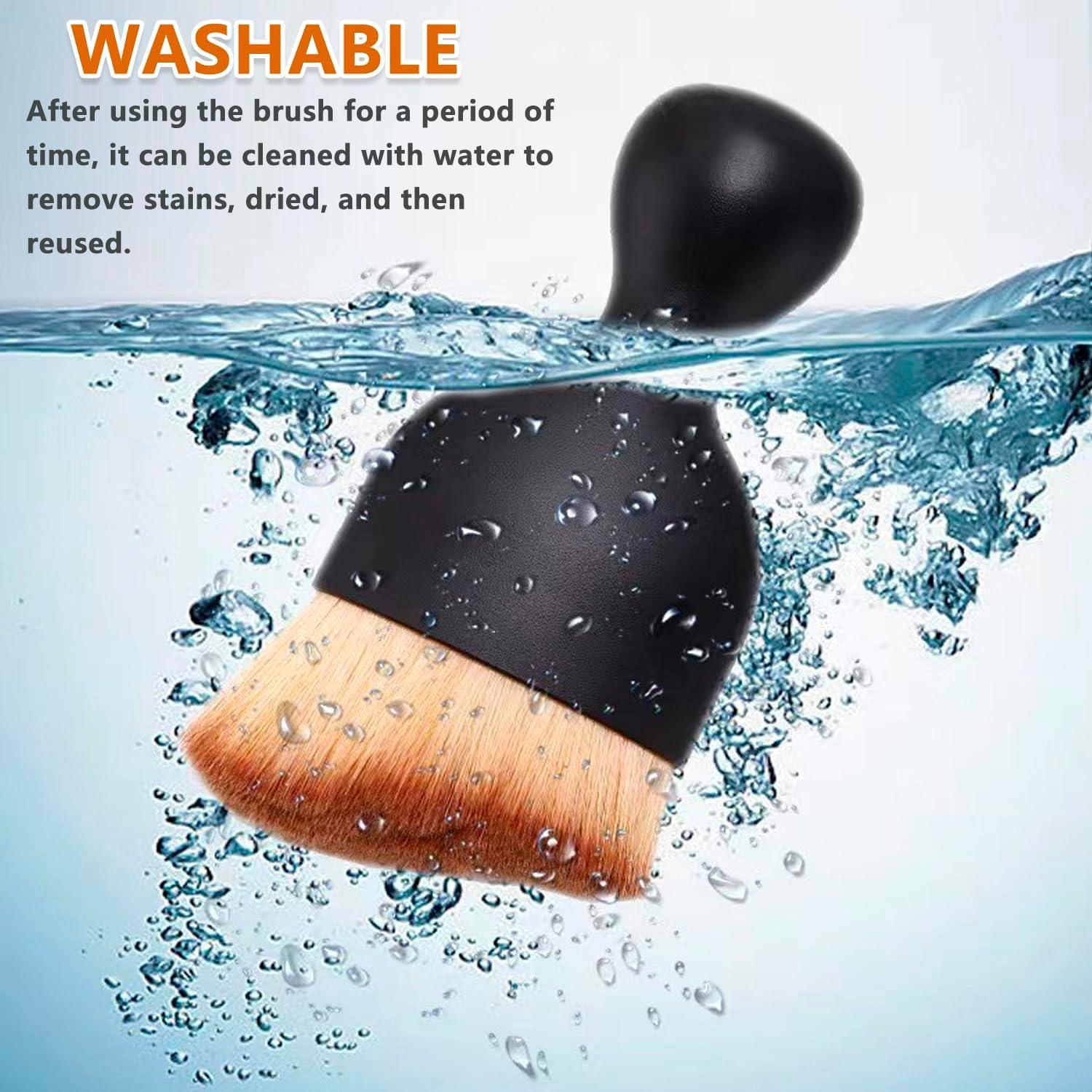 3 Brochas de Microfibra HDongany para Limpiar Polvo - Gris