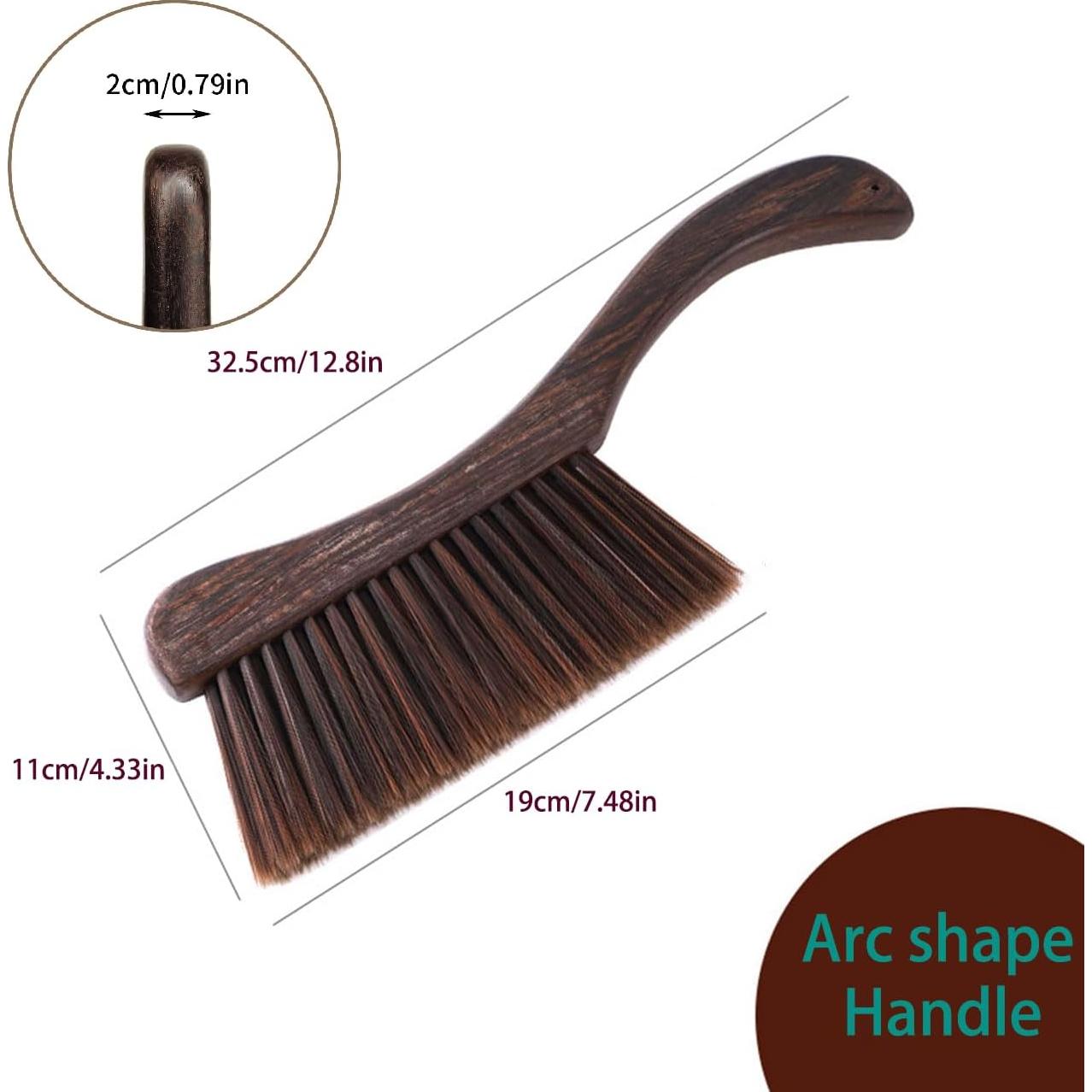 Cepillo de Polvo HIQU y HIST de Madera con Cerdas Suaves